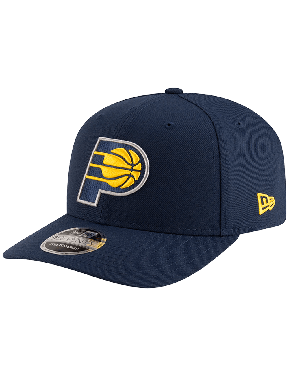 New Era Caps Indiana Pacers New Era NBA Team 9SEVENTY Stretch-Snapback Hat - Navy