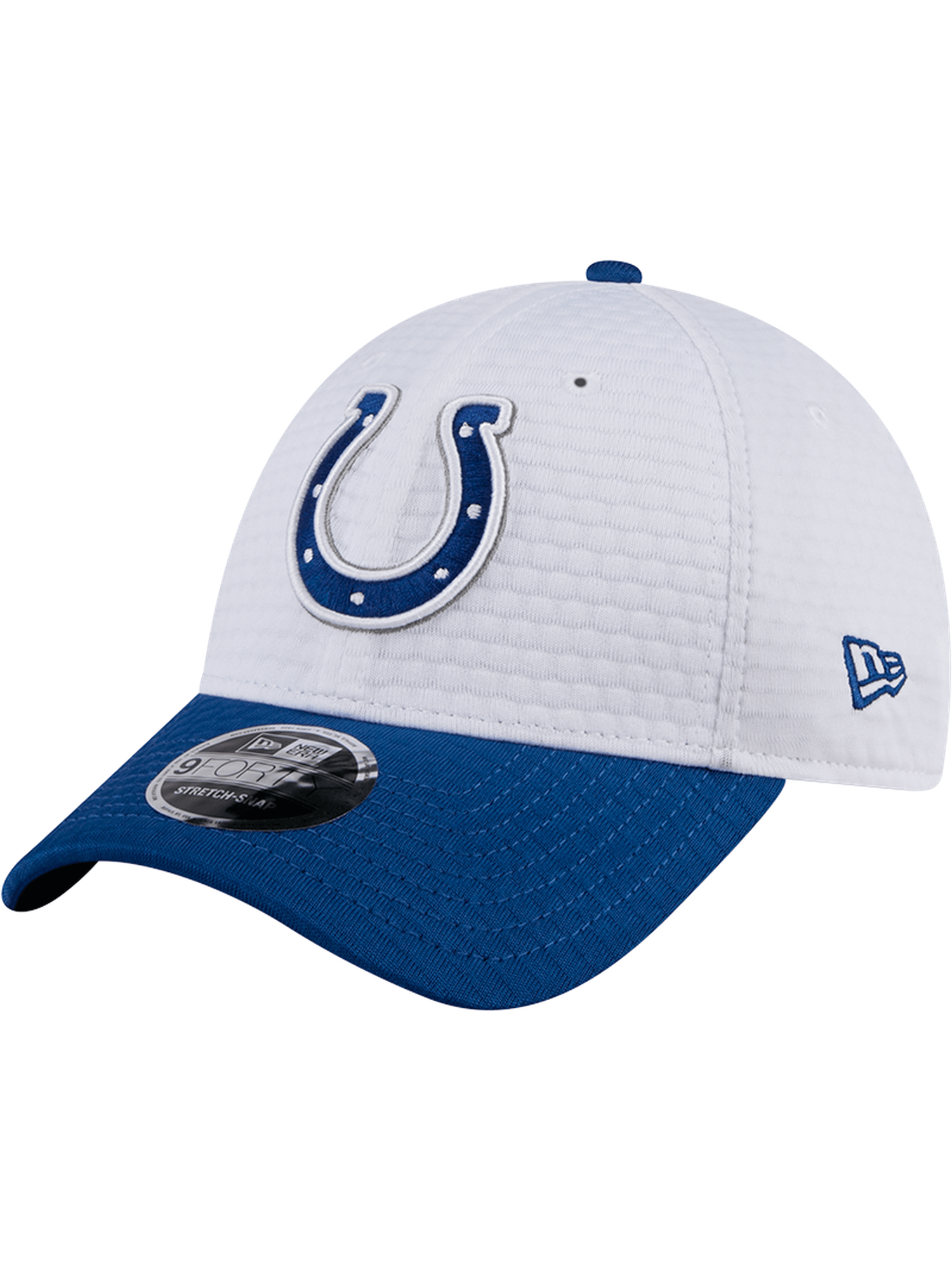New Era Caps Indianapolis Colts New Era NFL 24 Training 9FORTY Stretch-Snapback Hat - White