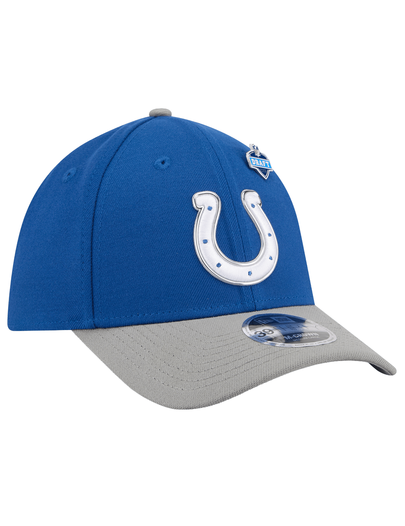 New Era Caps M/L Indianapolis Colts New Era NFL Draft 26 39THIRTY M-Crown Stretch-Fit Hat