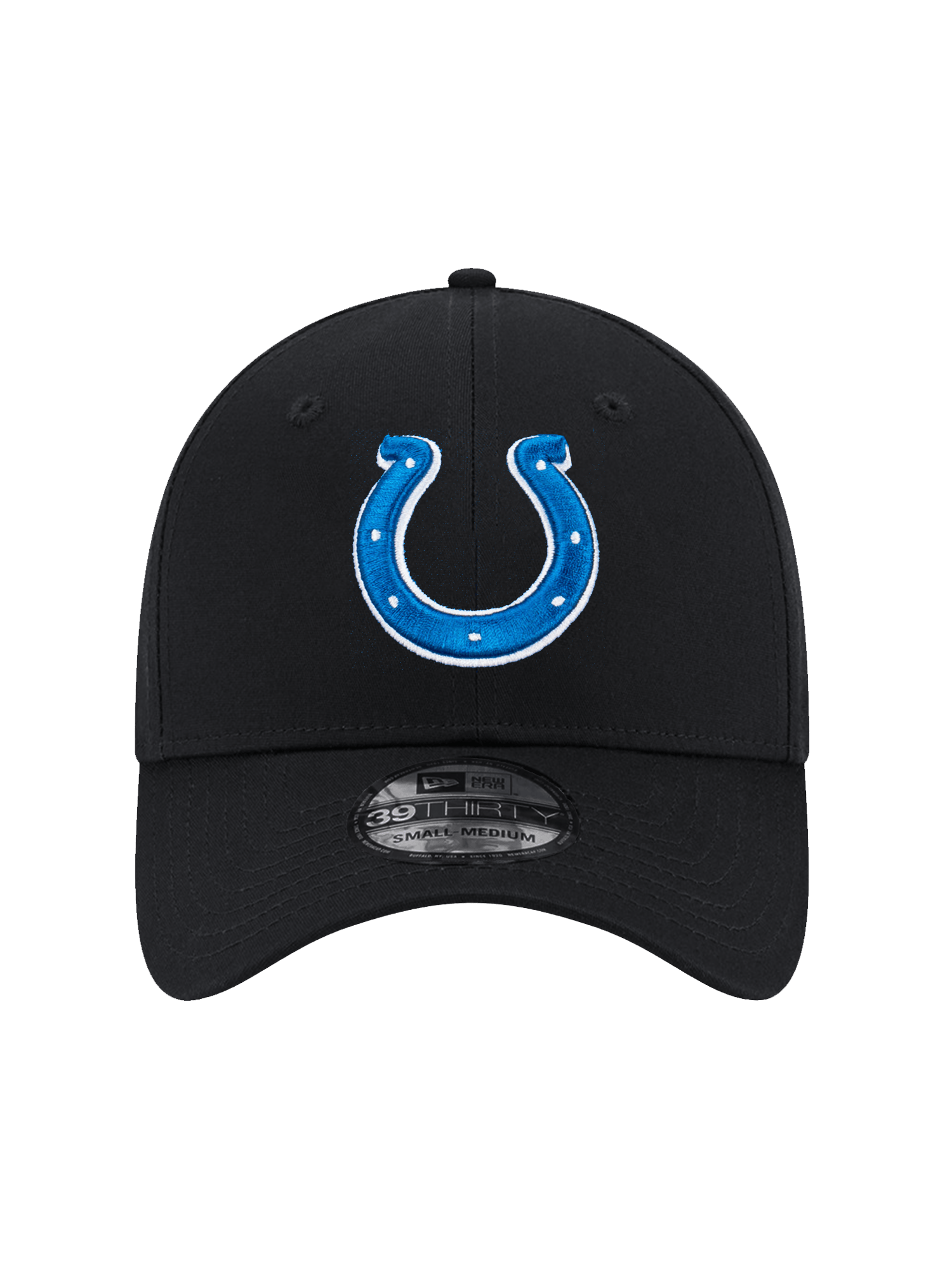 New Era Caps Indianapolis Colts New Era NFL Team 39THIRTY Stretch-Fit Hat - Black