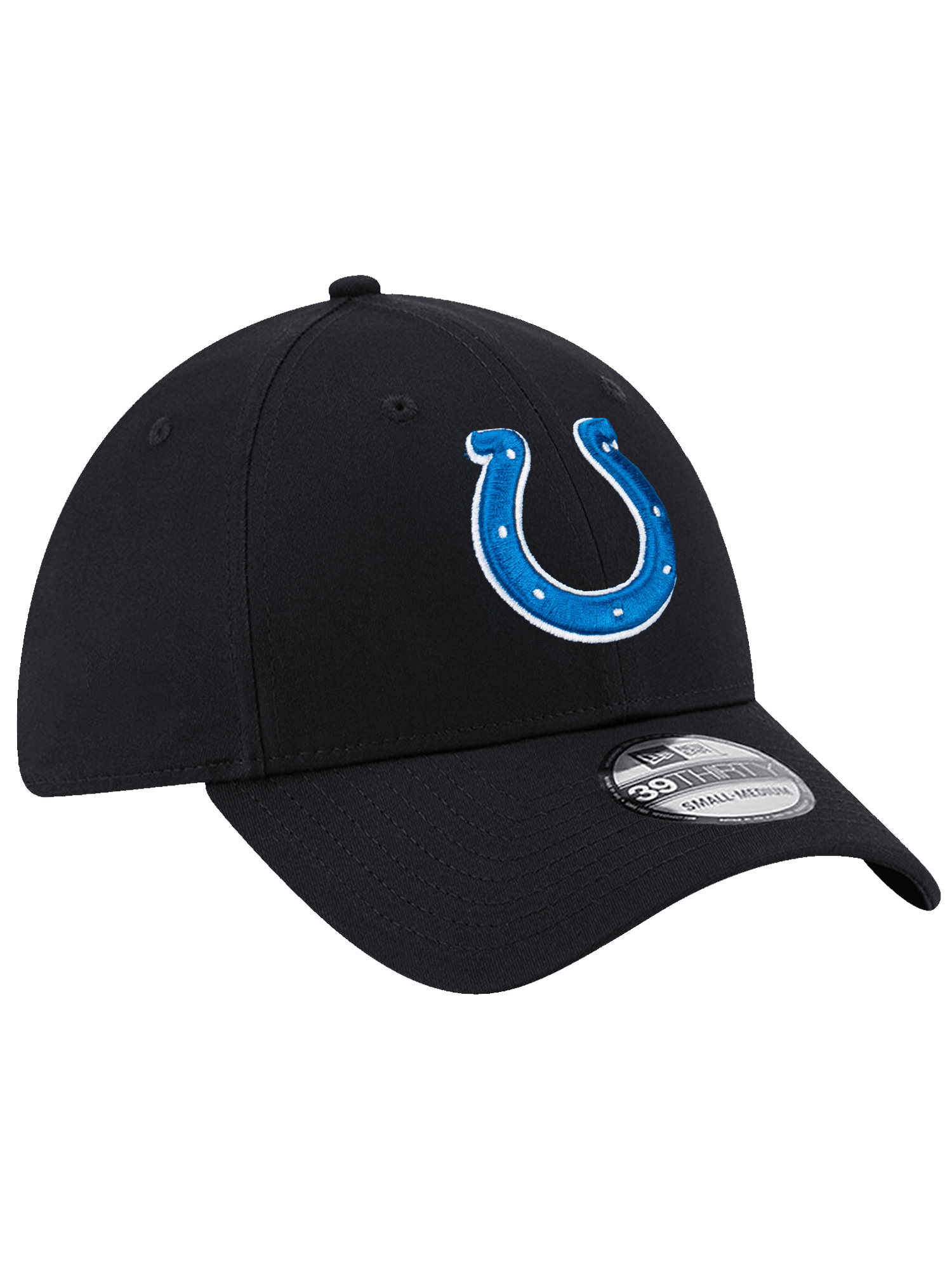 New Era Caps Indianapolis Colts New Era NFL Team 39THIRTY Stretch-Fit Hat - Black