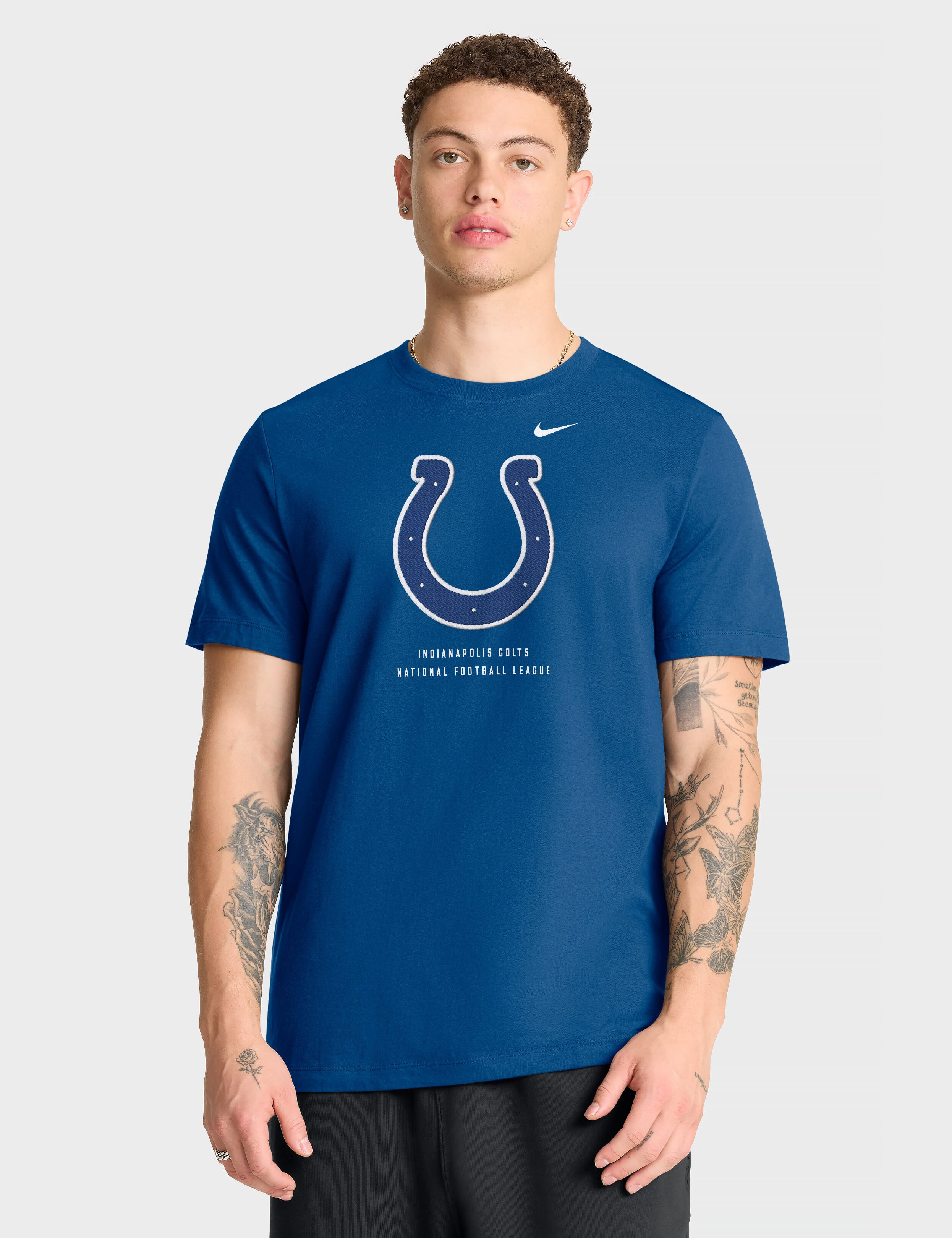 Nike T-Shirts Indianapolis Colts Nike NFL Property Of Cotton T-Shirt - Blue