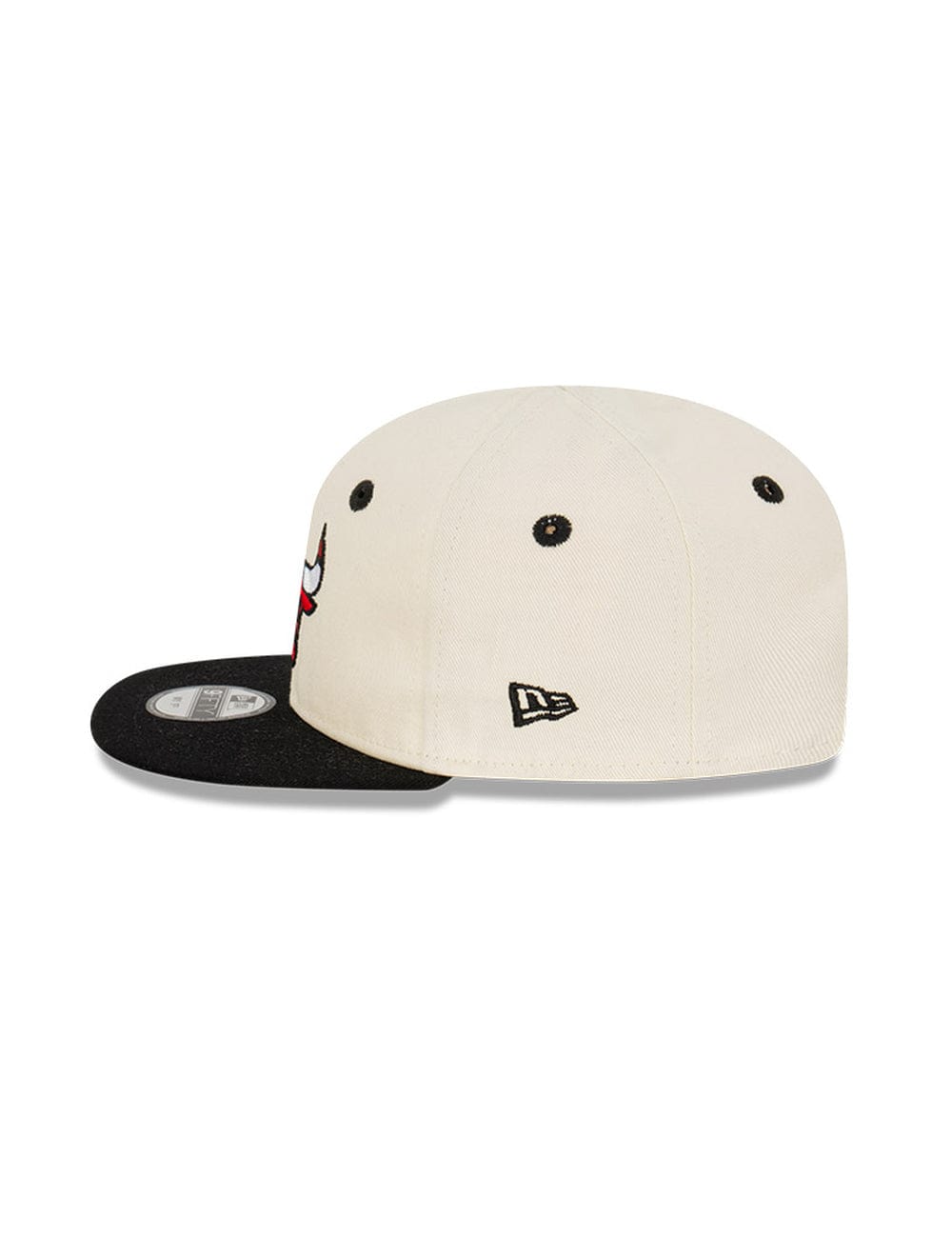 New Era Caps Infants Infants Chicago Bulls New Era NBA 2 Tone My 1st 9FIFTY Snapback Hat - Chrome White