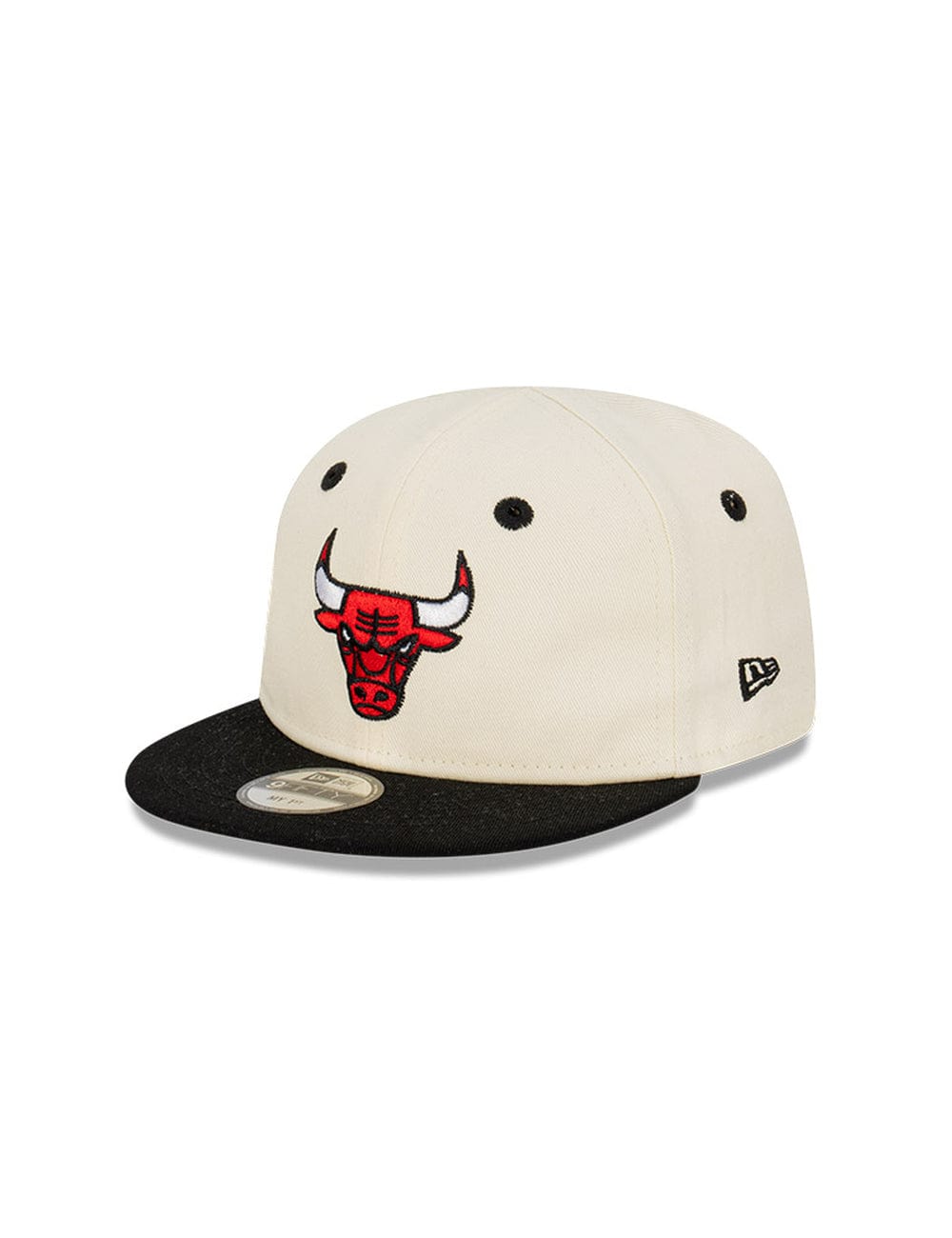 New Era Caps Infants Infants Chicago Bulls New Era NBA 2 Tone My 1st 9FIFTY Snapback Hat - Chrome White