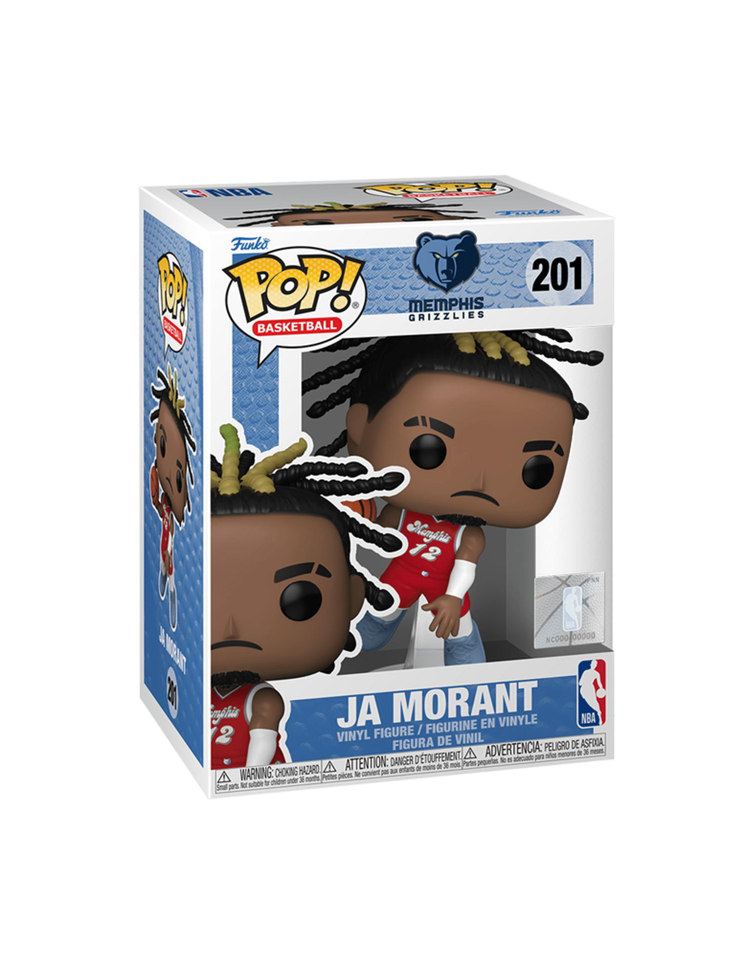 Funko Figures Ja Morant Memphis Grizzlies Funko NBA 24-25 City Edition Pop Figure