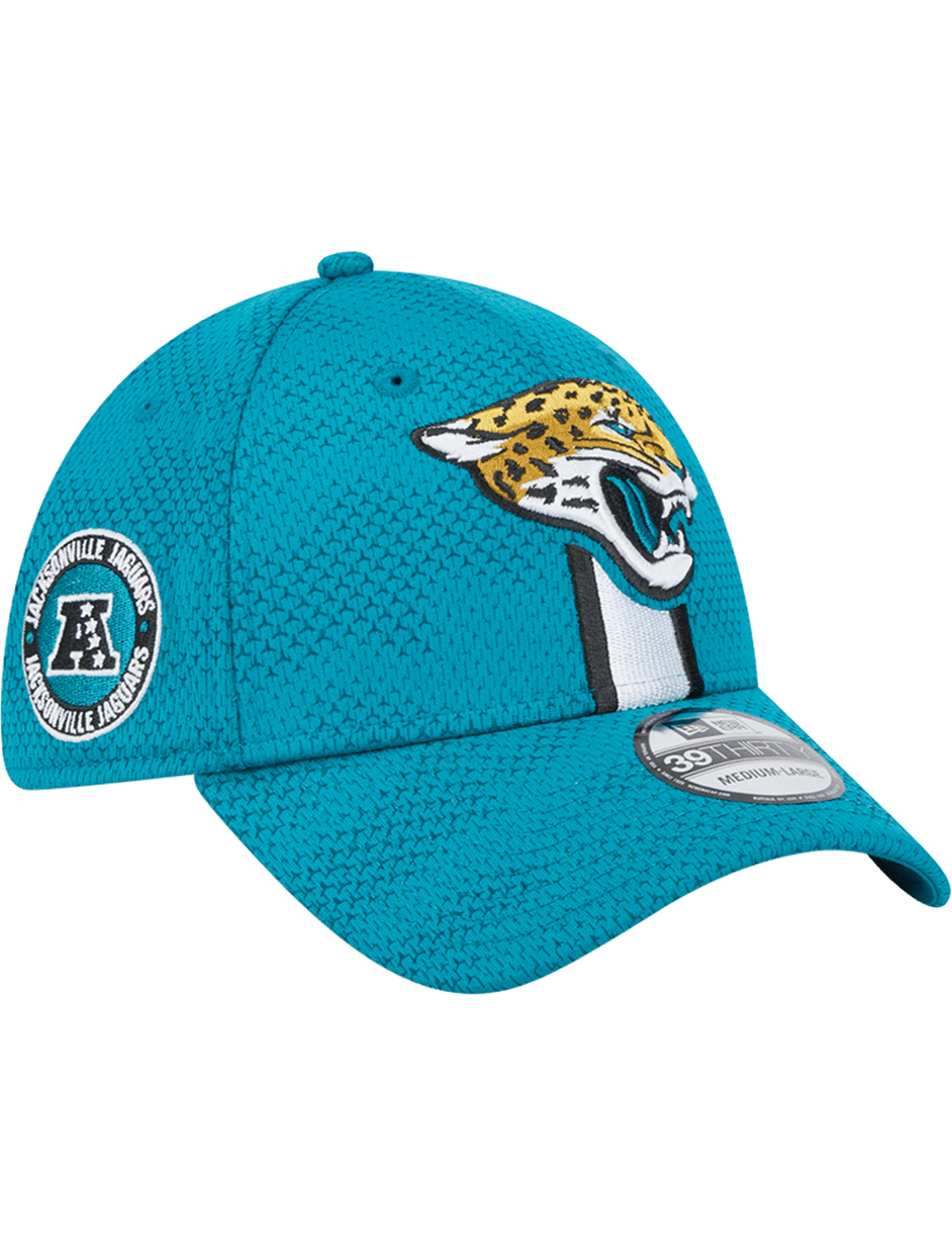 New Era Caps M/L Jacksonville Jaguars New Era NFL 24 Sideline 39THIRTY Stretch-Fit Hat