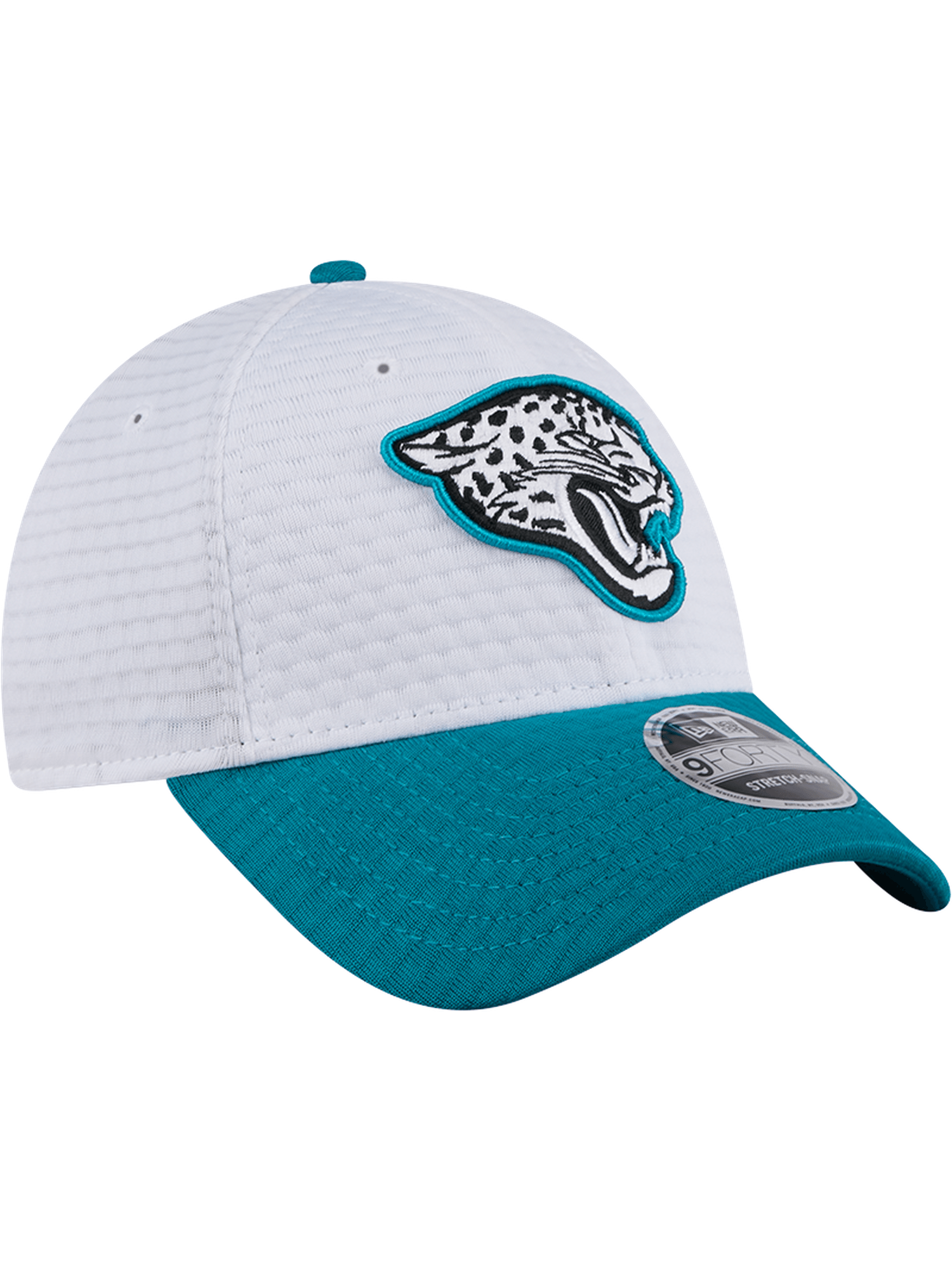 New Era Caps Jacksonville Jaguars New Era NFL 24 Training 9FORTY Stretch-Snapback Hat - White
