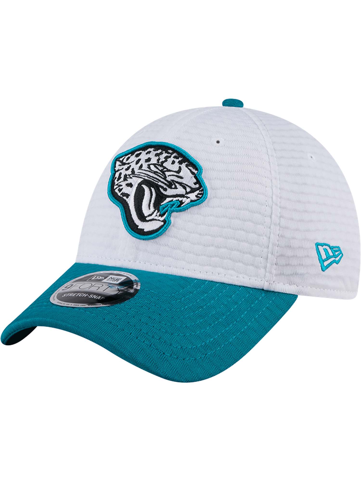 New Era Caps Jacksonville Jaguars New Era NFL 24 Training 9FORTY Stretch-Snapback Hat - White