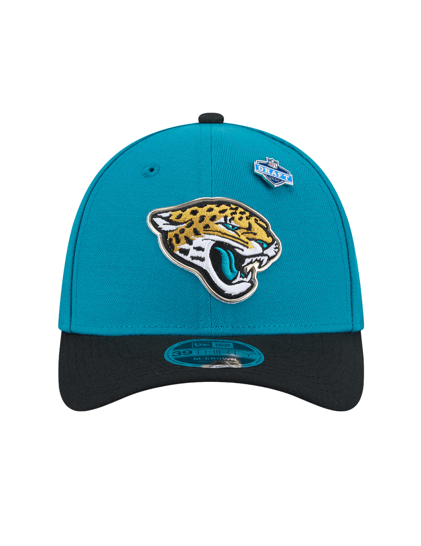 New Era Caps M/L Jacksonville Jaguars New Era NFL Draft 26 39THIRTY M-Crown Stretch-Fit Hat