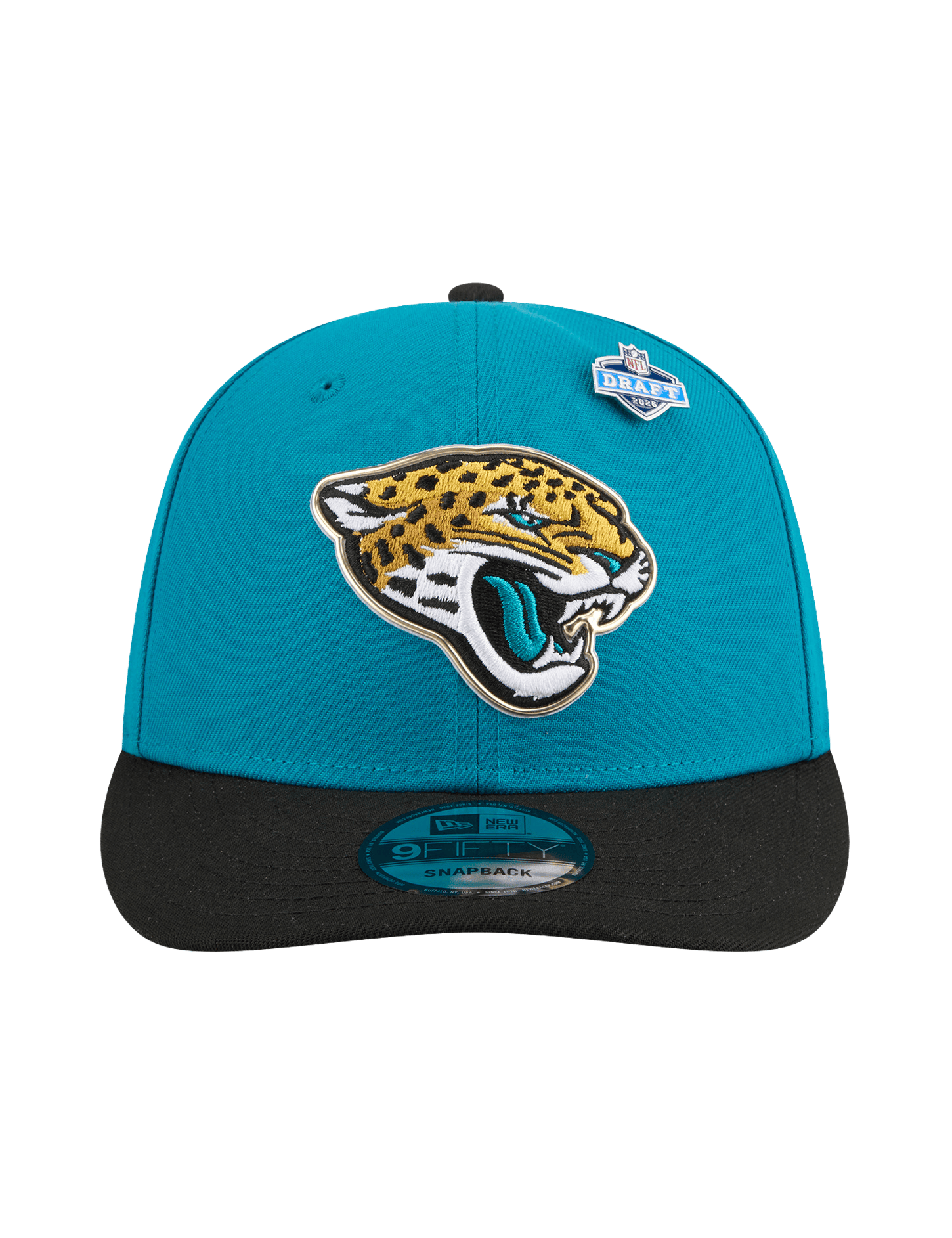 New Era Caps OSFM Jacksonville Jaguars New Era NFL Draft 26 9FIFTY Pre-Curved Snapback Hat