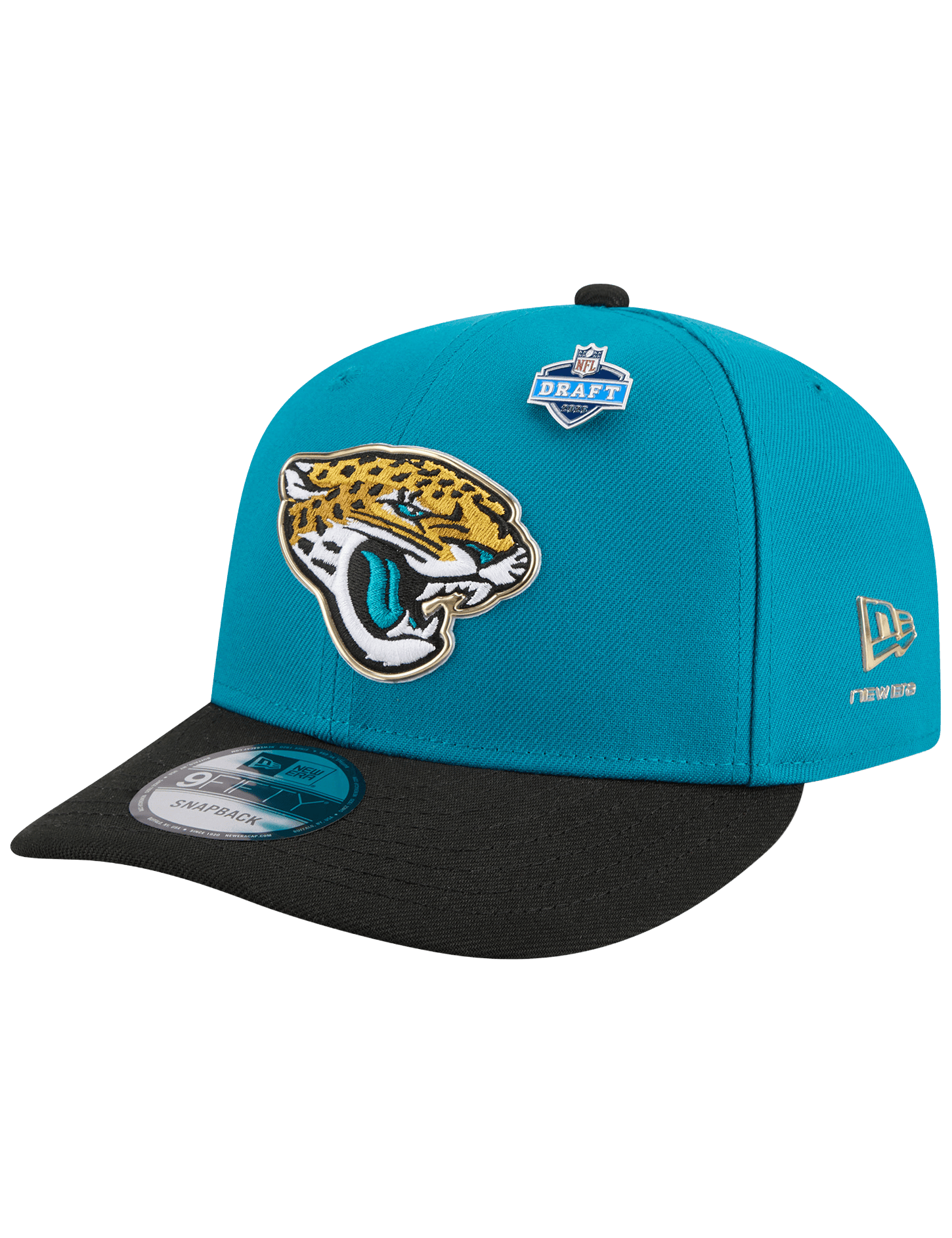 New Era Caps OSFM Jacksonville Jaguars New Era NFL Draft 26 9FIFTY Pre-Curved Snapback Hat