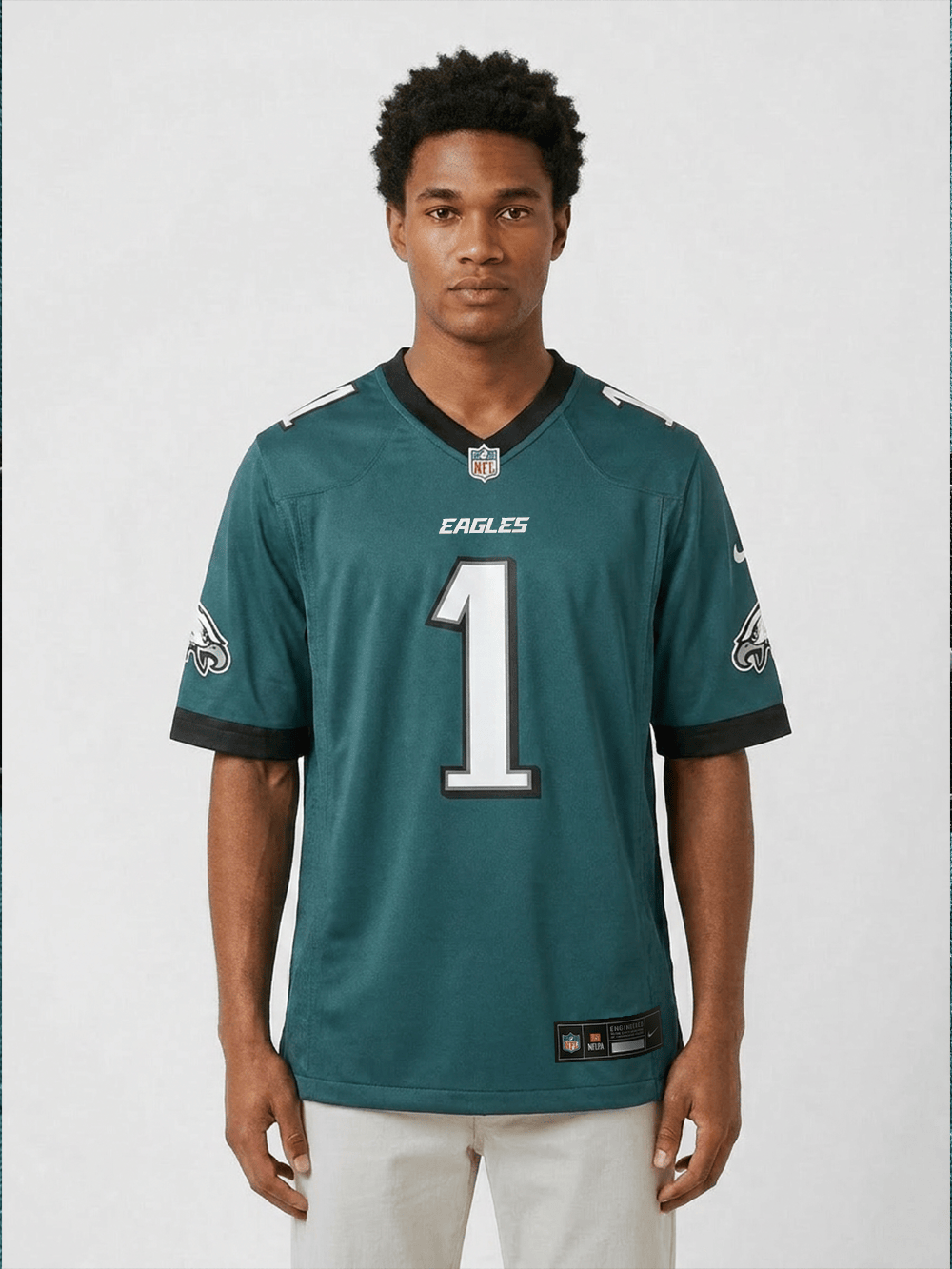 Nike Jerseys Jalen Hurts Philadelphia Eagles Nike NFL Game Jersey - Teal