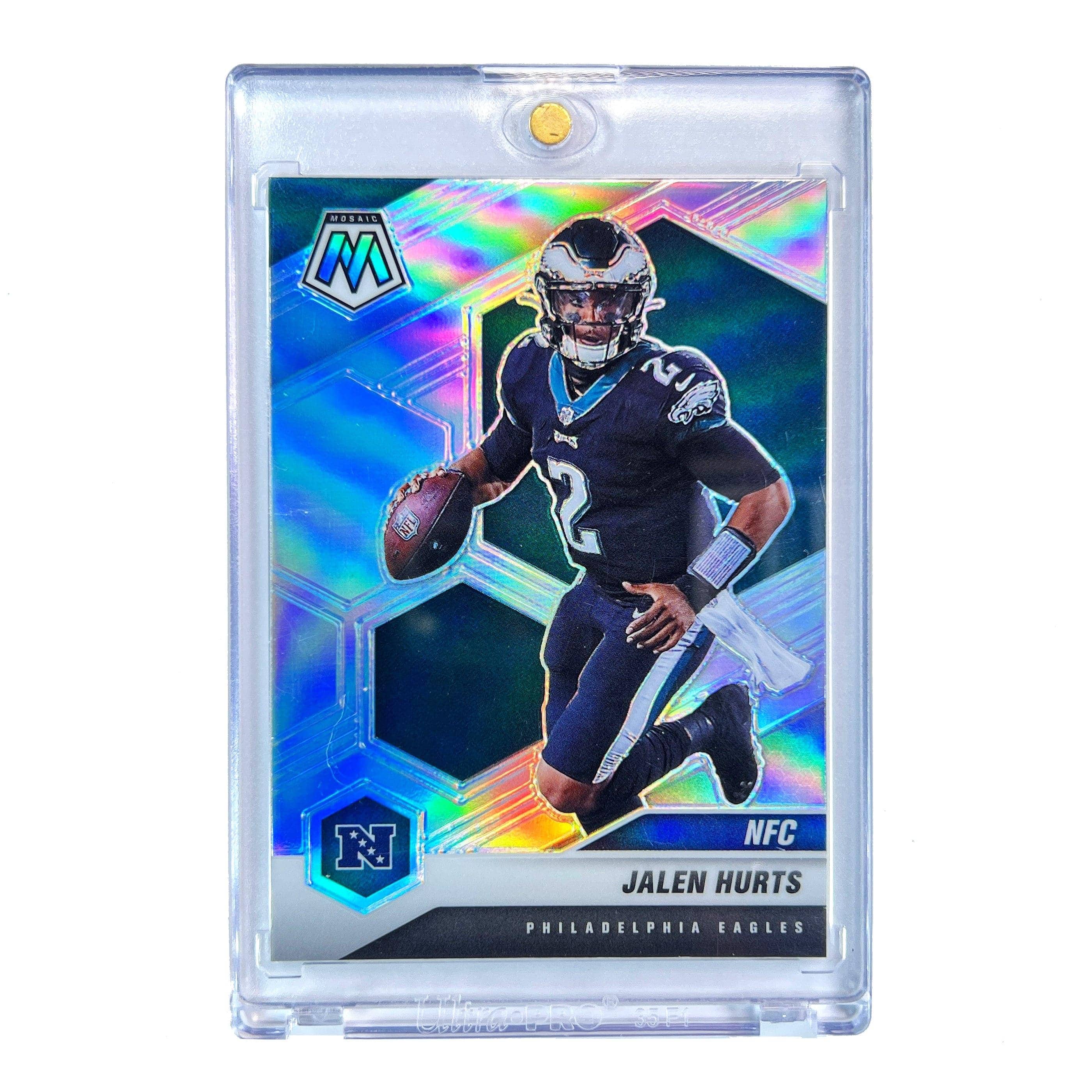 Panini Cards Jalen Hurts Philadelphia Eagles Panini NFL 21 Mosaic Silver Card