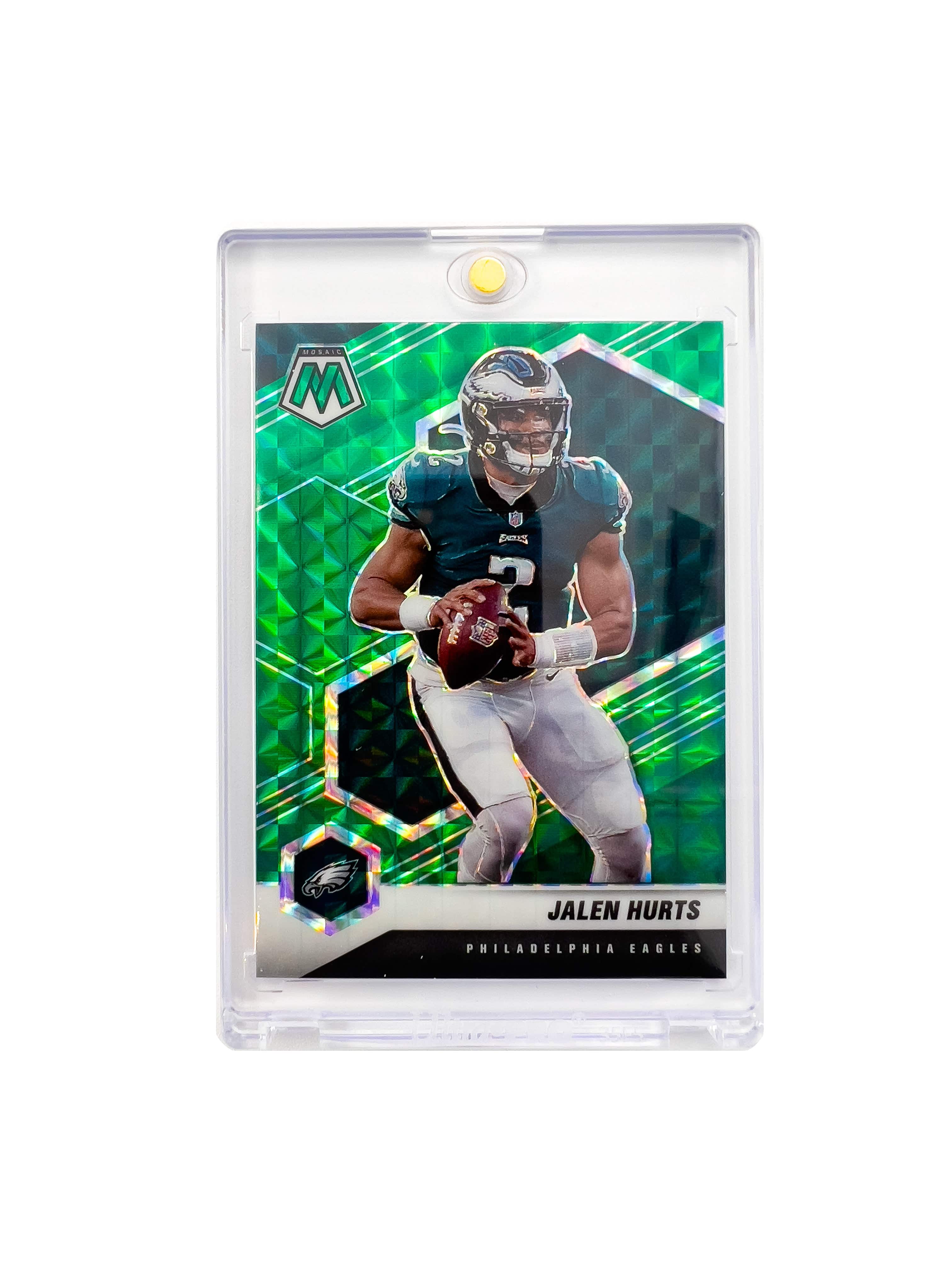 Panini Cards Jalen Hurts Philadelphia Eagles Panini NFL Mosaic 21 Green Parallel Card