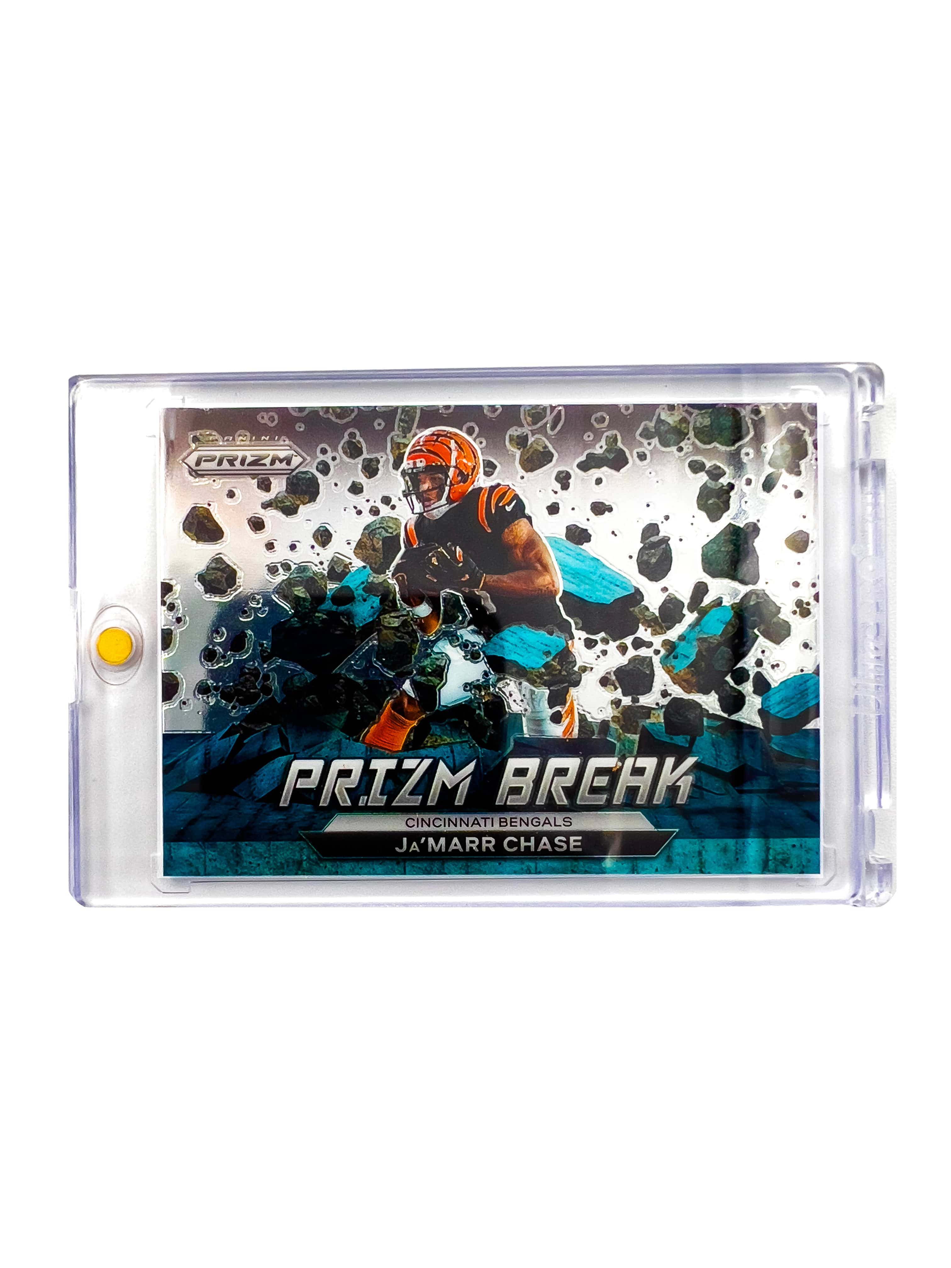 Panini Cards Jamarr Chase Cincinnati Bengals Panini NFL Prizm 22 Break Insert Card