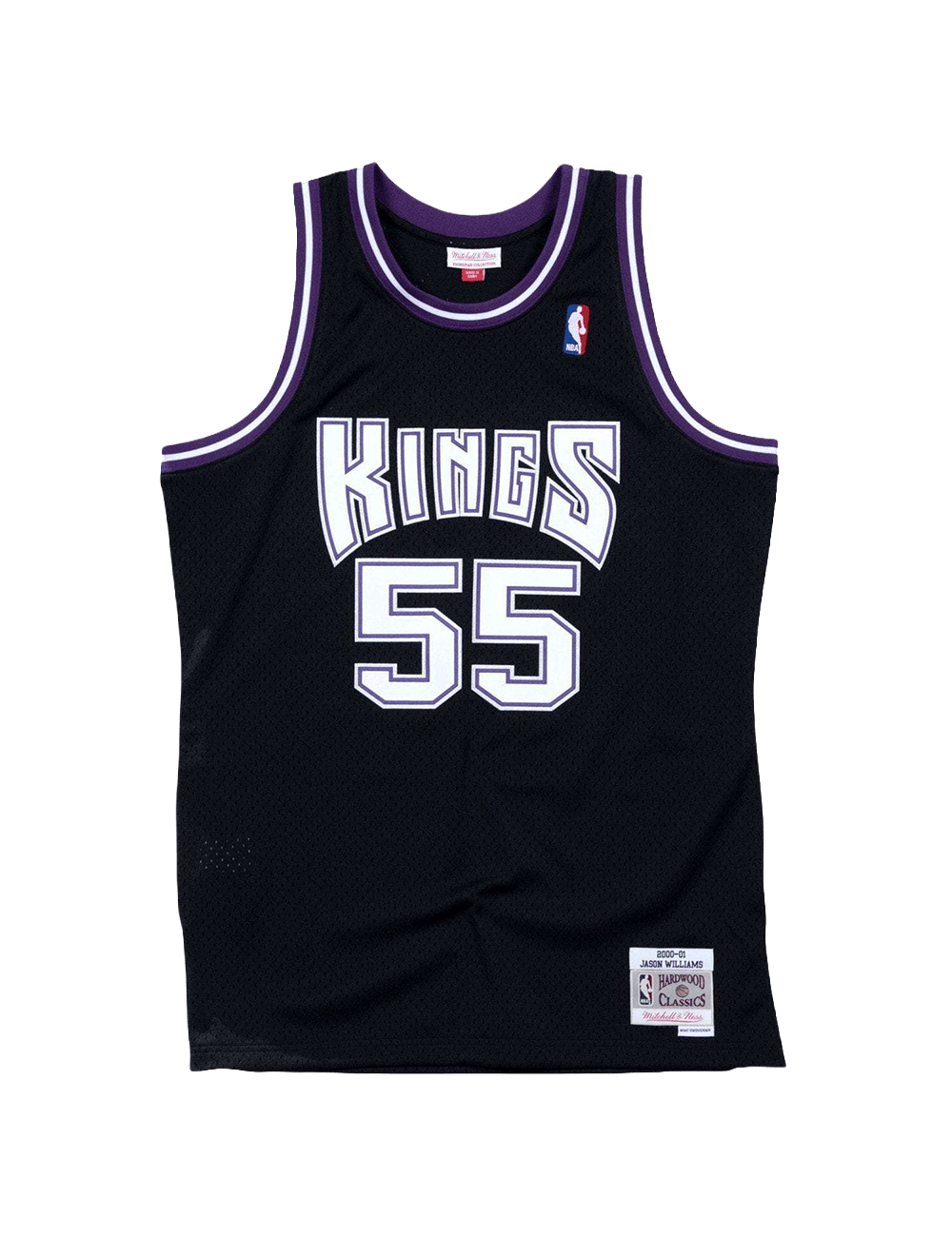 Mitchell And Ness Jerseys Jason Williams Sacramento Kings Mitchell & Ness NBA 00-01 Road HWC Swingman Jersey - Black