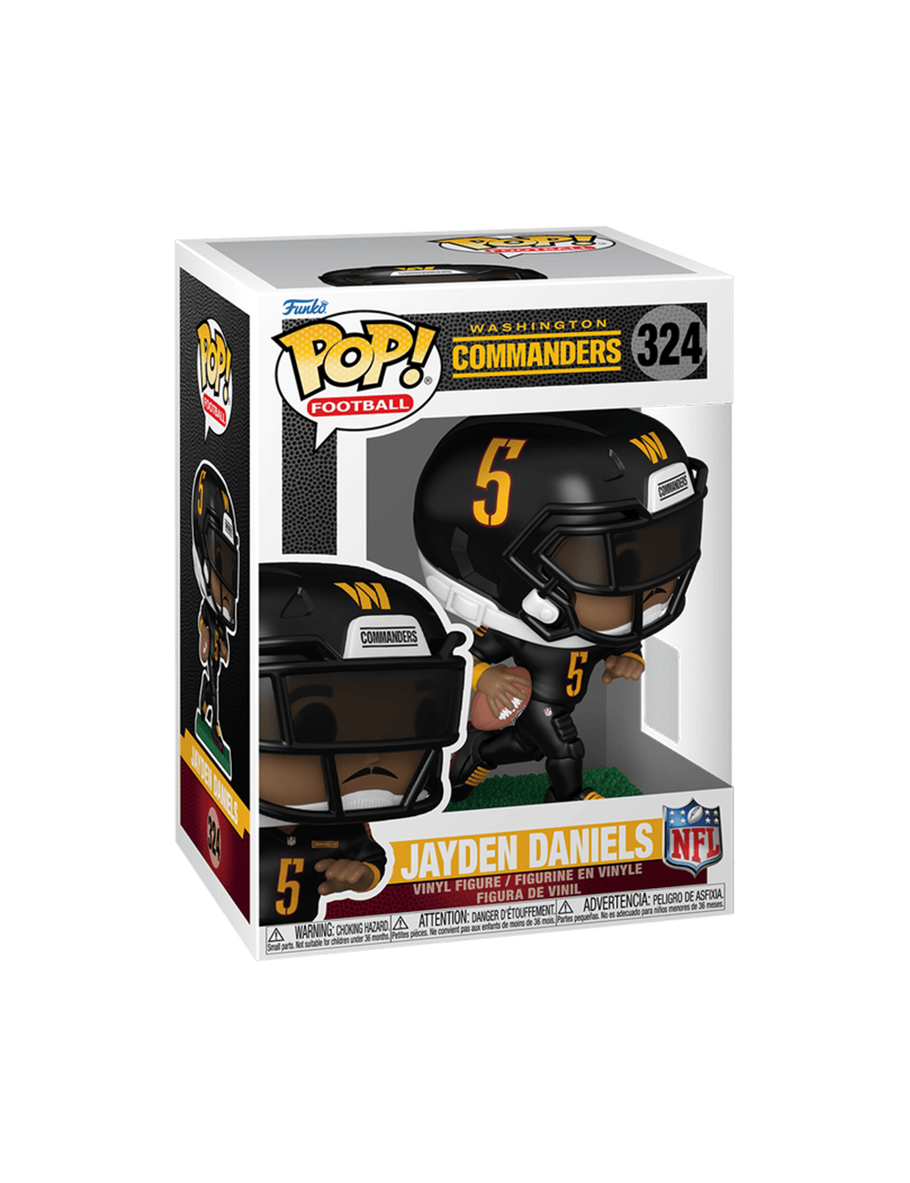 Funko Figures Jayden Daniels Washington Commanders Funko NFL Vinyl Pop Figure - 324