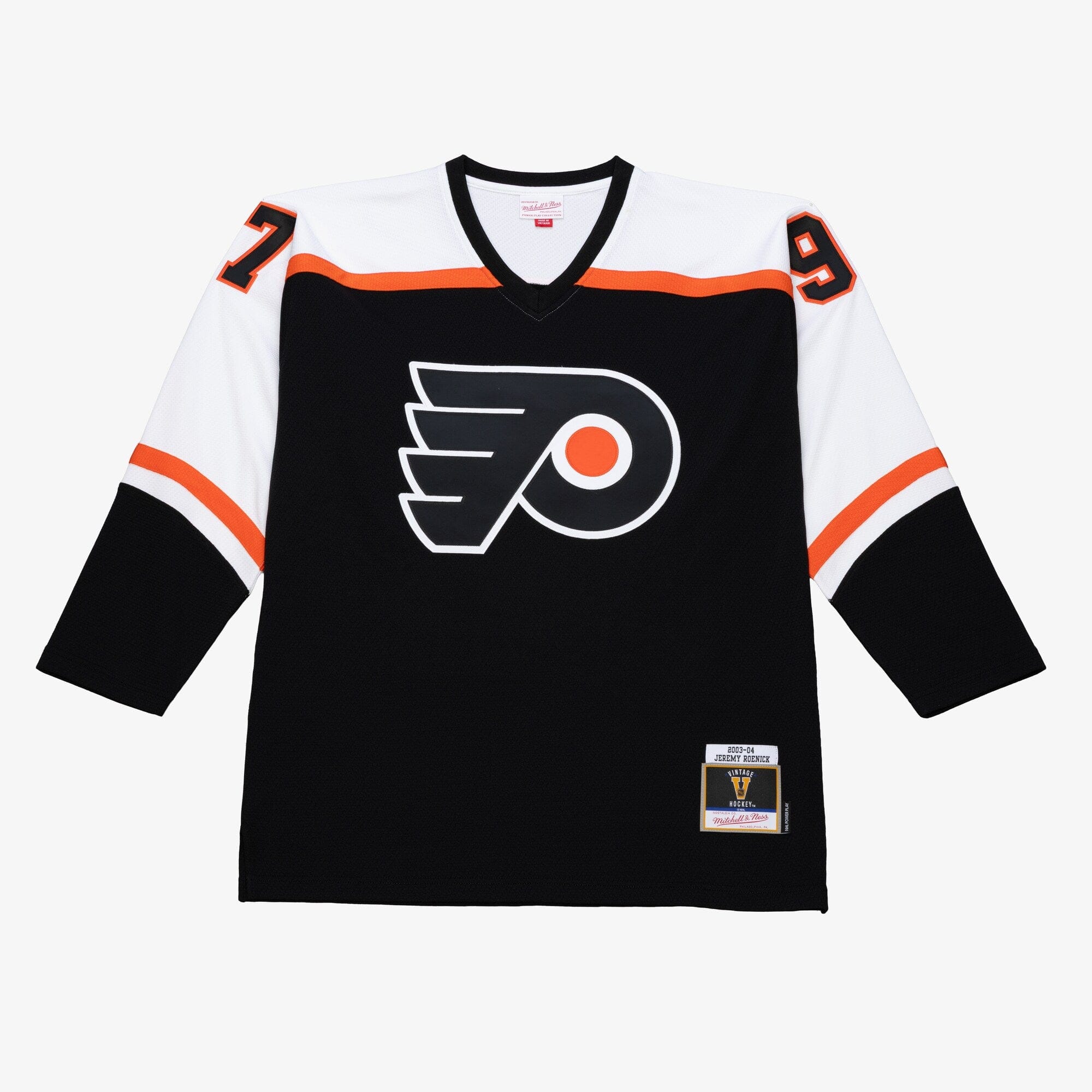 Mitchell And Ness Jerseys Jeremy Roenick Philadelphia Flyers Mitchell & Ness NHL 03-04 Power Play Jersey - Black