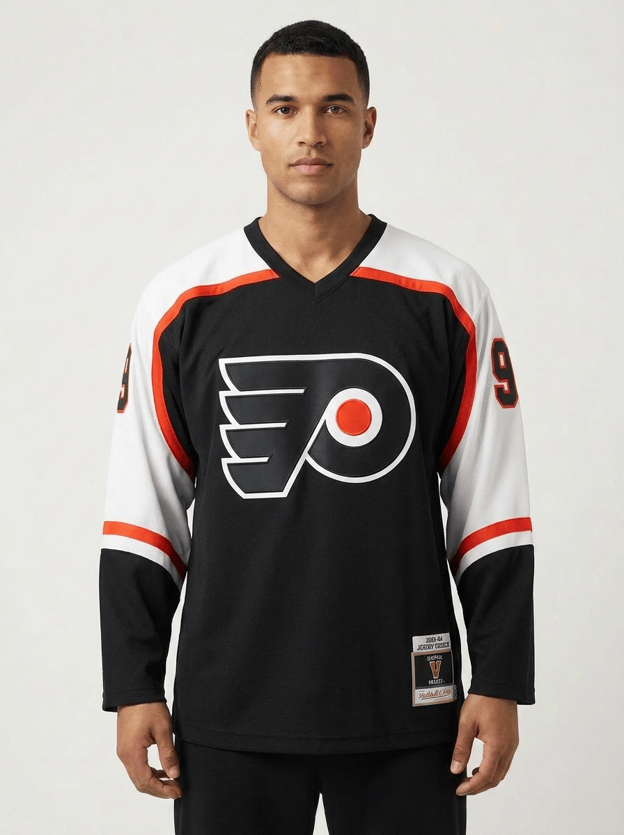 Mitchell And Ness Jerseys Jeremy Roenick Philadelphia Flyers Mitchell & Ness NHL 03-04 Power Play Jersey - Black