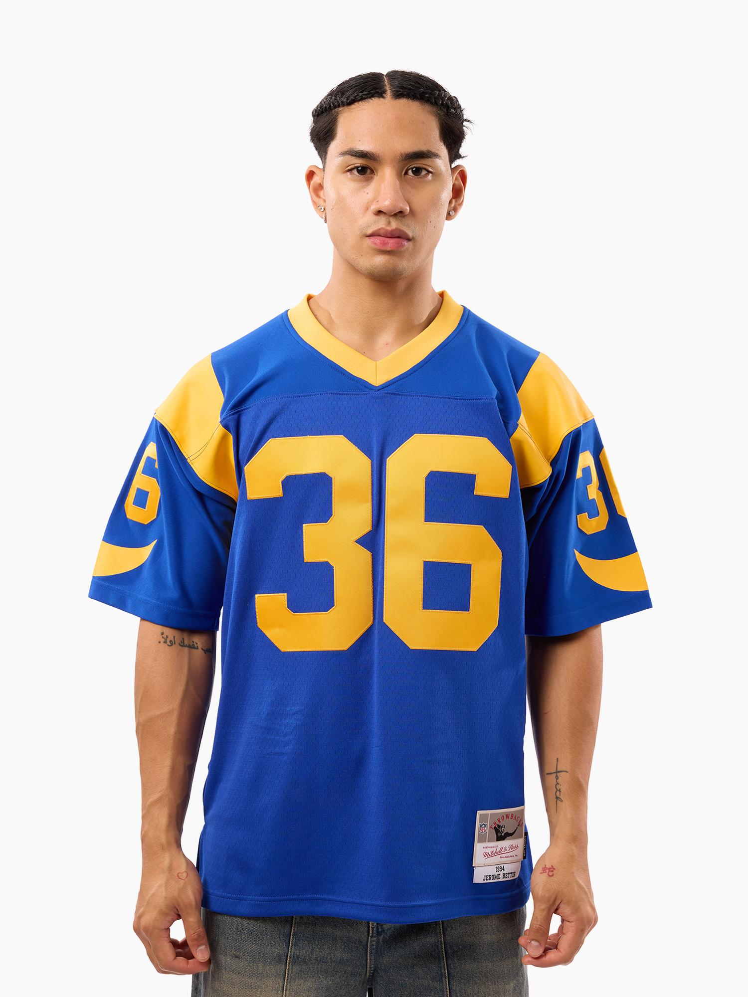 Mitchell And Ness Jerseys Jerome Bettis Los Angeles Rams Mitchell & Ness NFL 94 Legacy Jersey - Blue