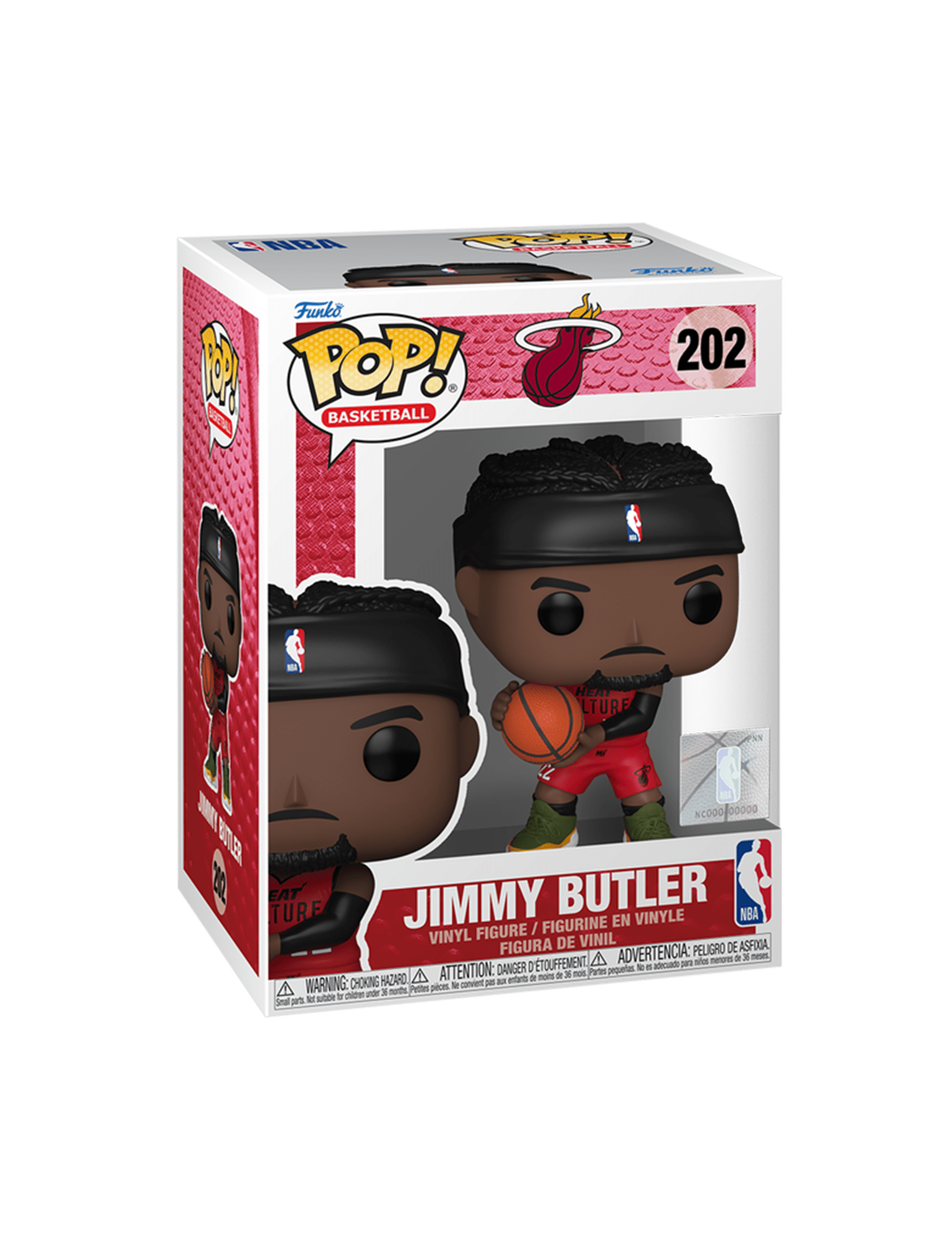 Funko Figures Jimmy Butler Miami Heat Funko NBA 24-25 City Edition Pop Figure
