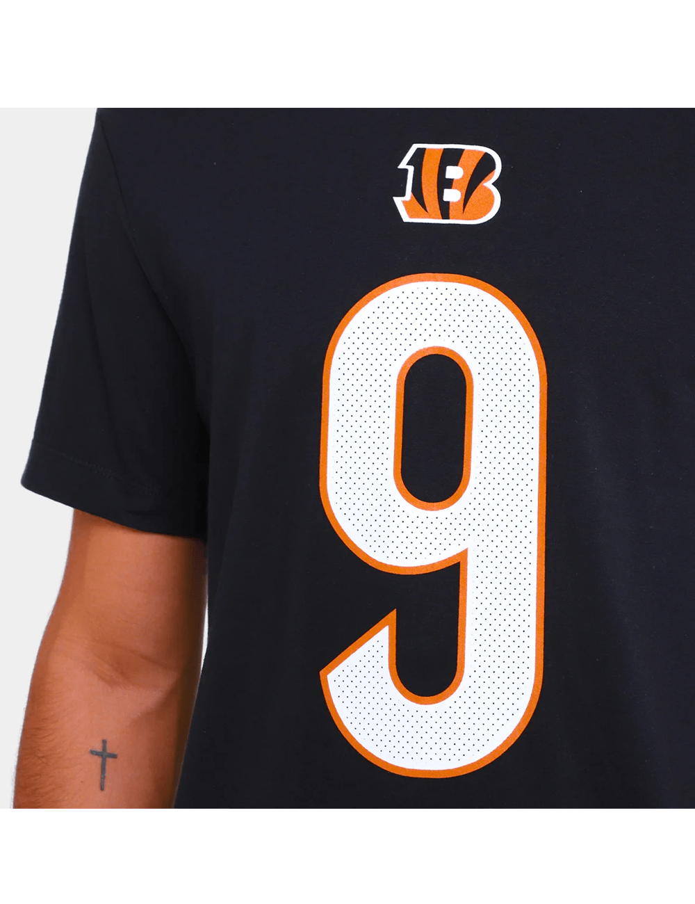 Nike T-Shirts Joe Burrow Cincinnati Bengals Nike NFL Name & Number T-Shirt - Black