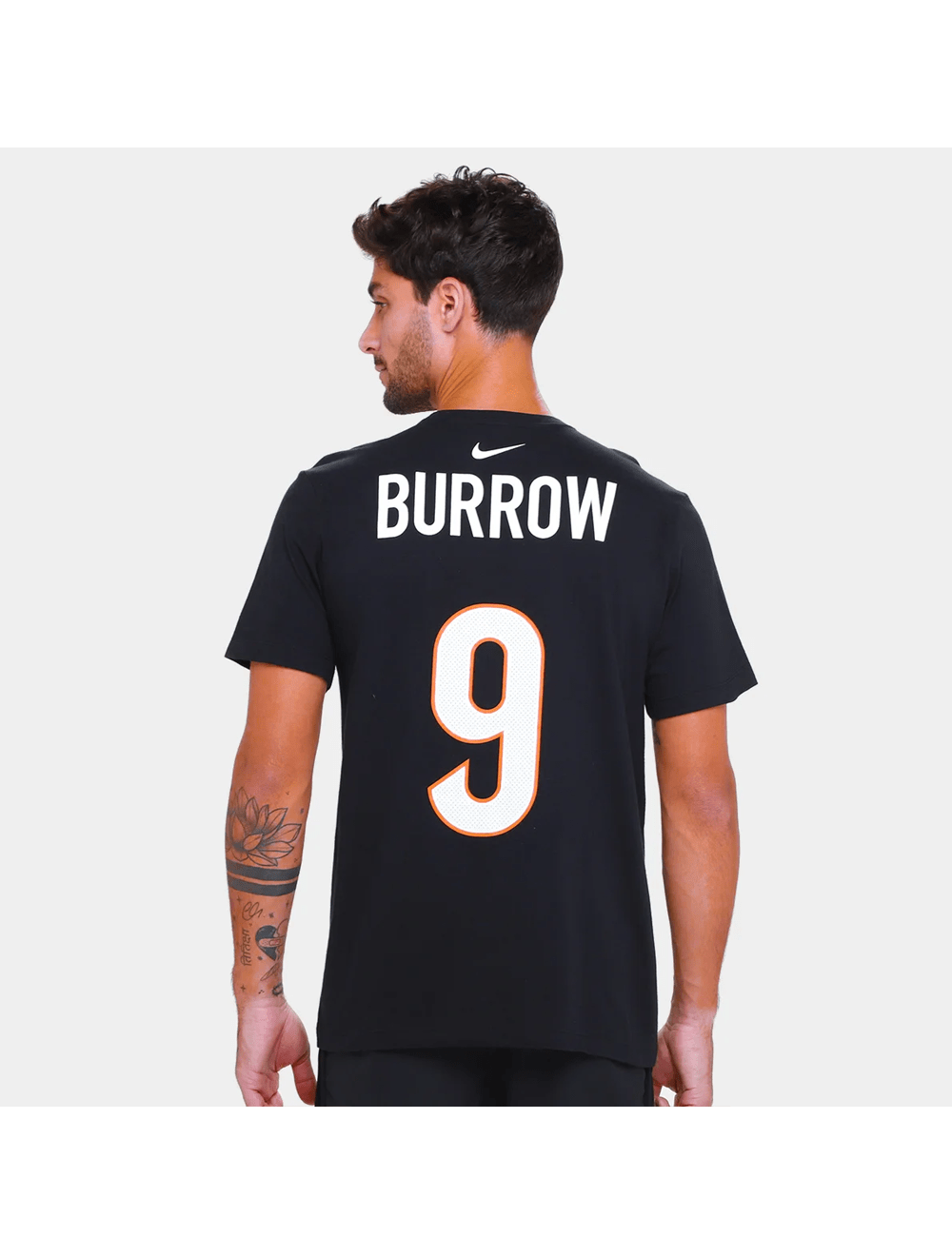 Nike T-Shirts Joe Burrow Cincinnati Bengals Nike NFL Name & Number T-Shirt - Black