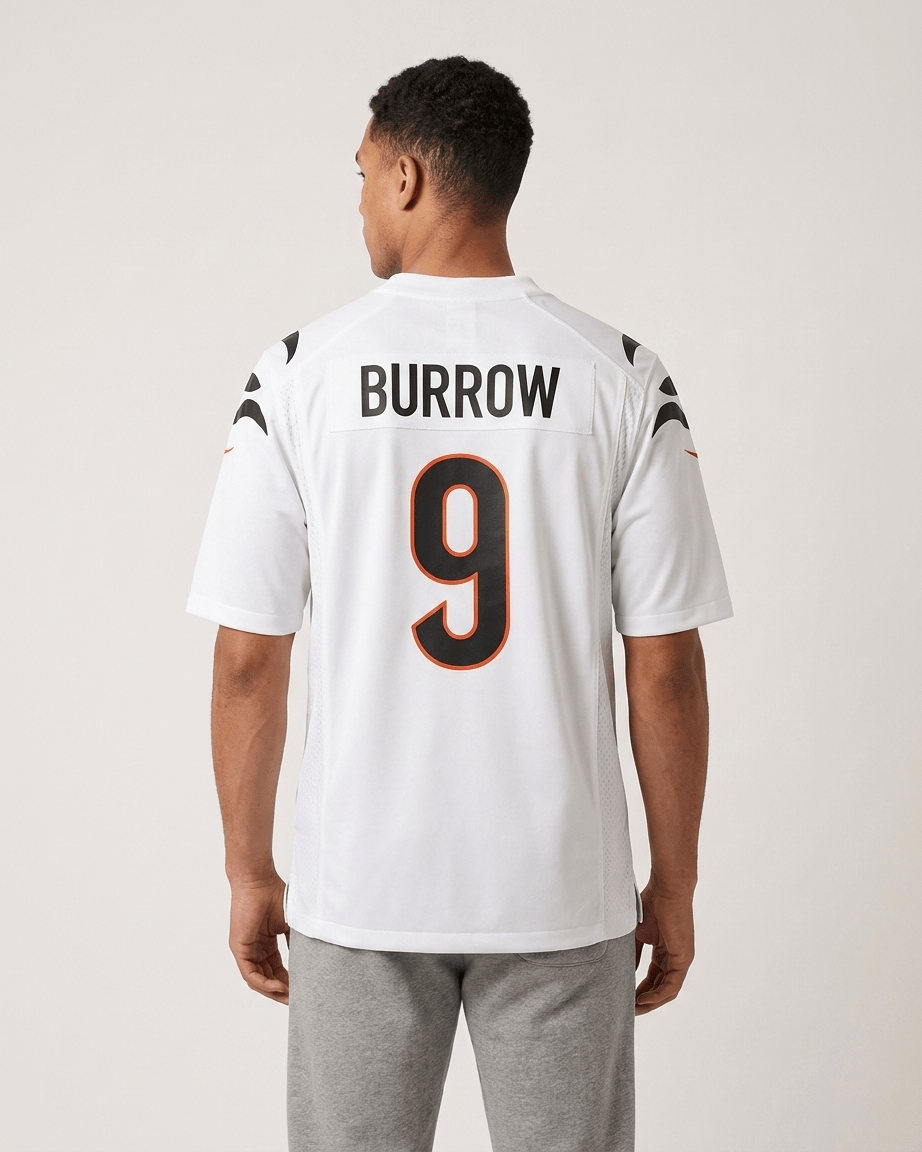 Nike Jerseys Joe Burrow Cincinnati Bengals Nike NFL Road Game Jersey - White