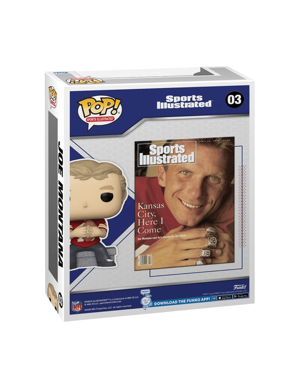 Funko Figures Joe Montana Funko NFL Sports Illustrated Cover Pop Figure - 03