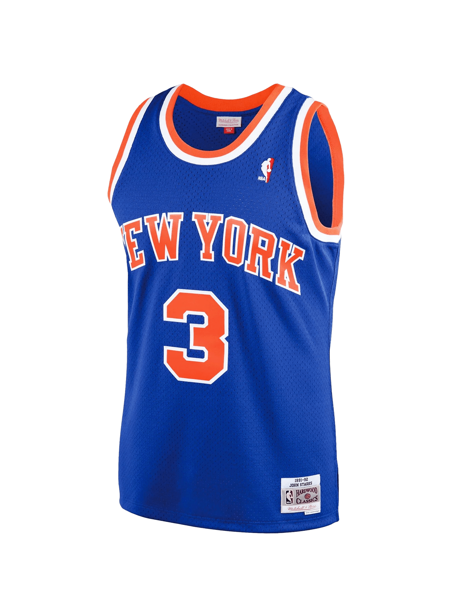Mitchell And Ness Jerseys John Starks New York Knicks Mitchell & Ness NBA 91-92 Swingman Jersey - Blue