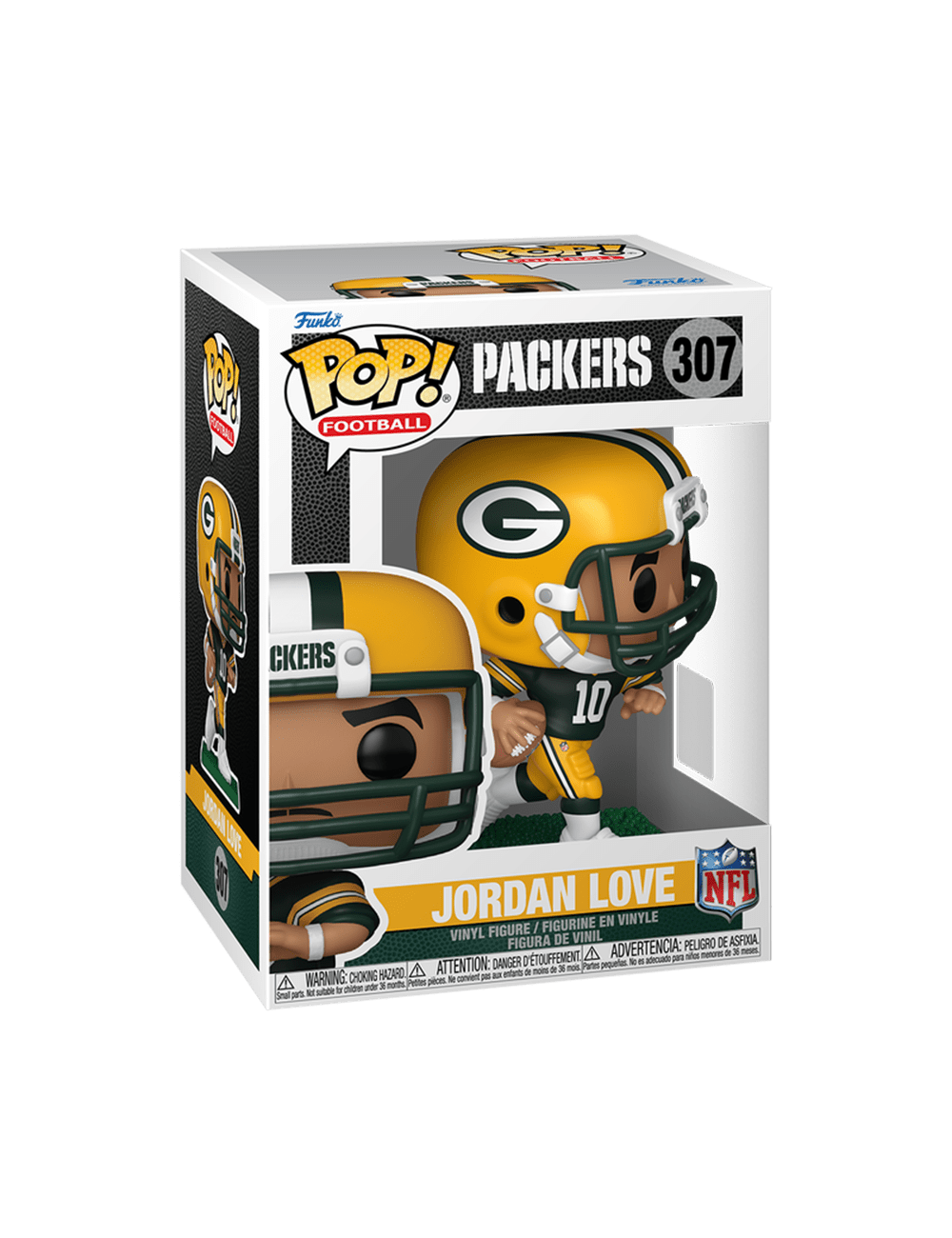Funko Figures Jordan Love Green Bay Packers Funko NFL Vinyl Pop Figure - 307