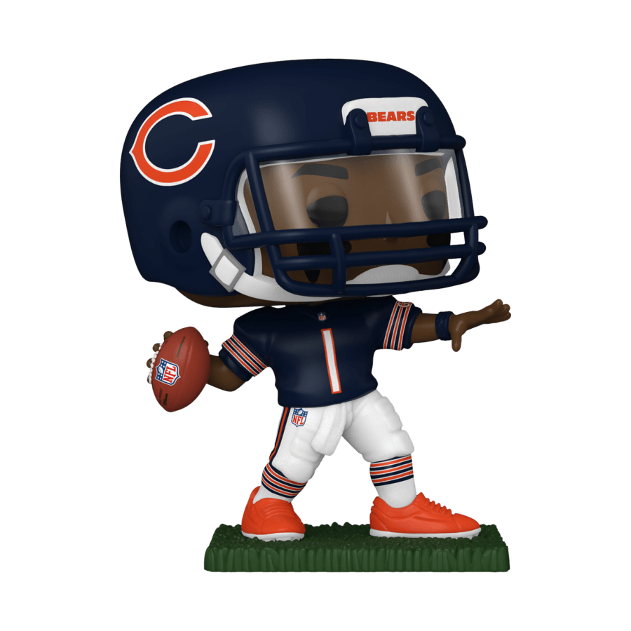 Funko Figures Justin Fields Chicago Bears Funko NFL Pop Vinyl 3.75" Figure - Navy