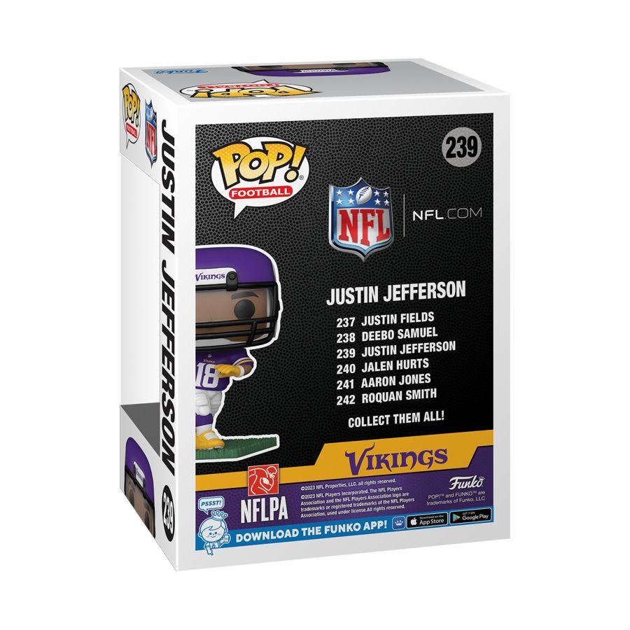 Funko Figures Justin Jefferson Minnesota Vikings Funko NFL Pop Vinyl 3.75" Figure - Purple