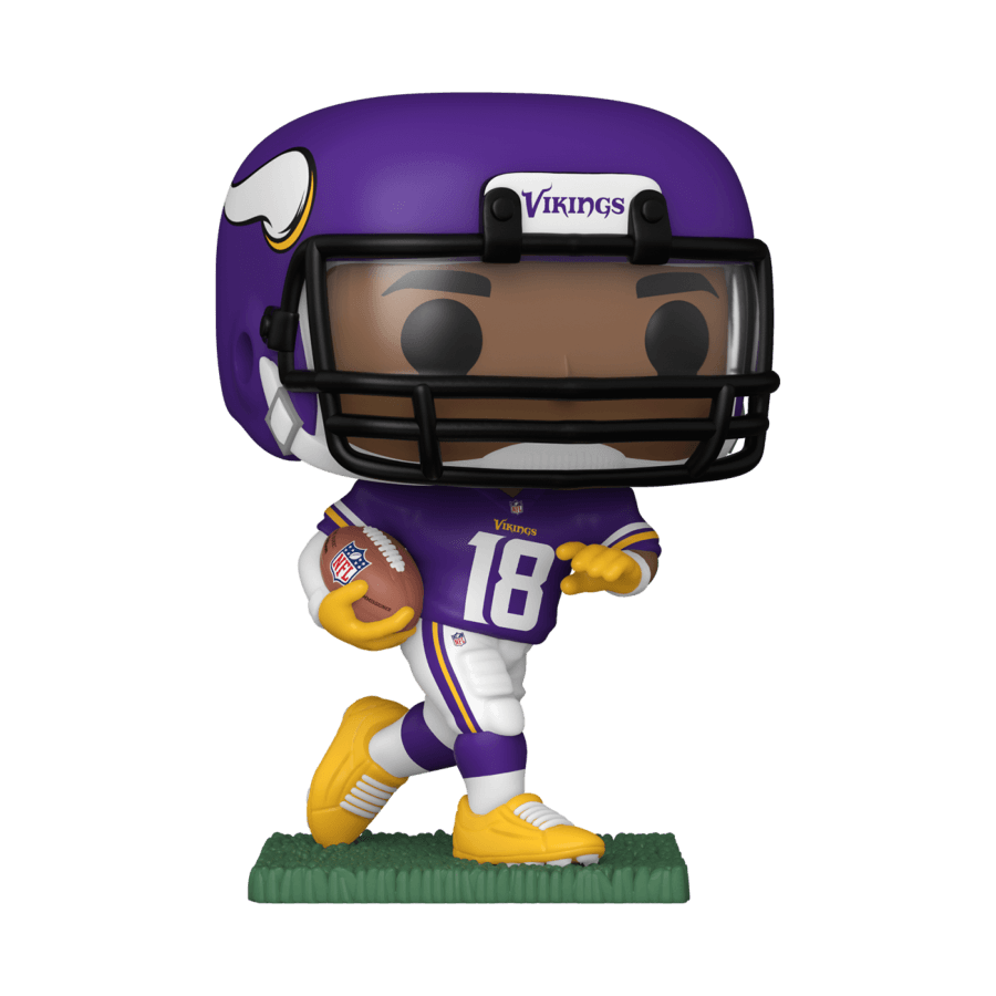 Funko Figures Justin Jefferson Minnesota Vikings Funko NFL Pop Vinyl 3.75" Figure - Purple