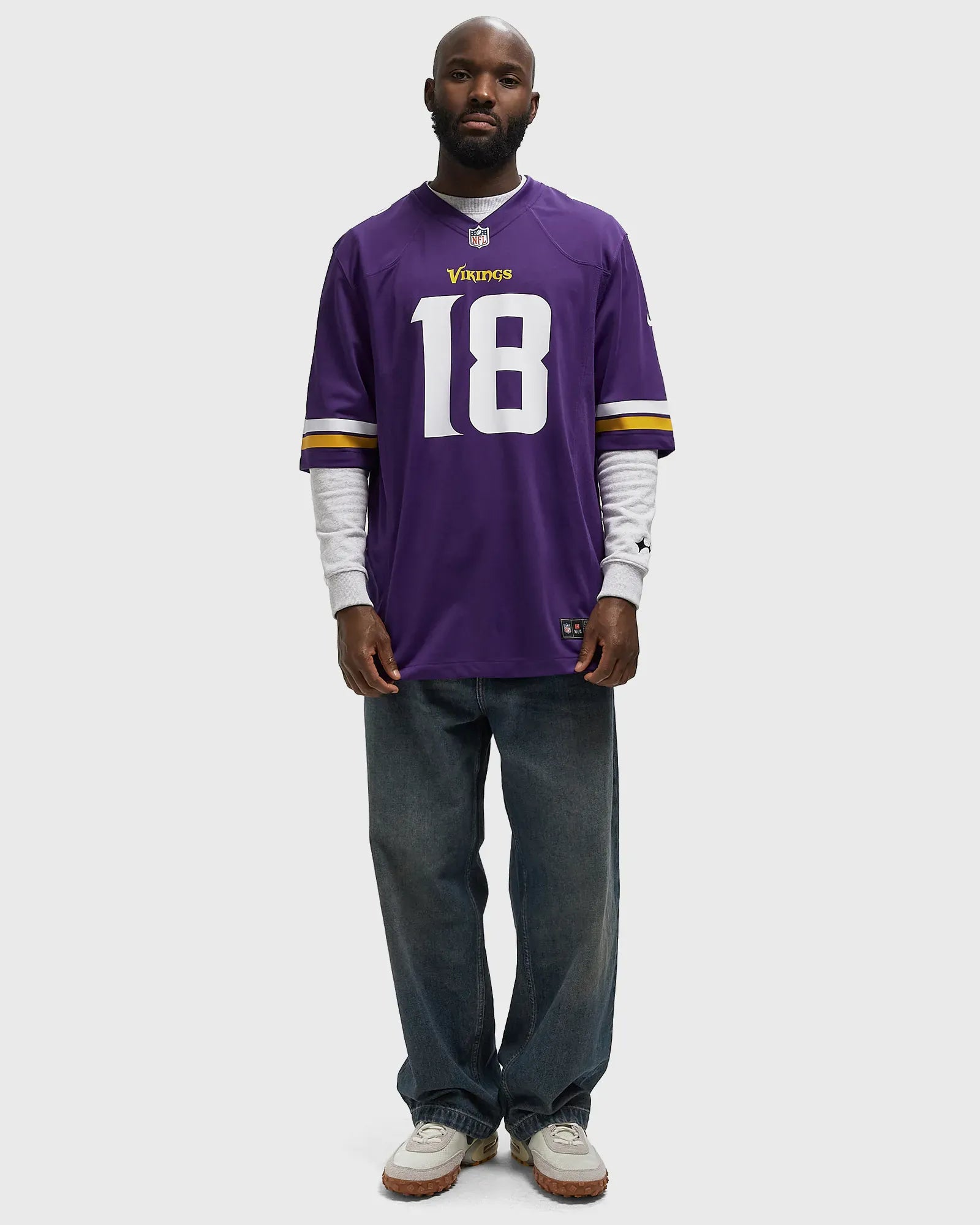 Nike Jerseys Justin Jefferson Minnesota Vikings Nike NFL Game Jersey - Purple
