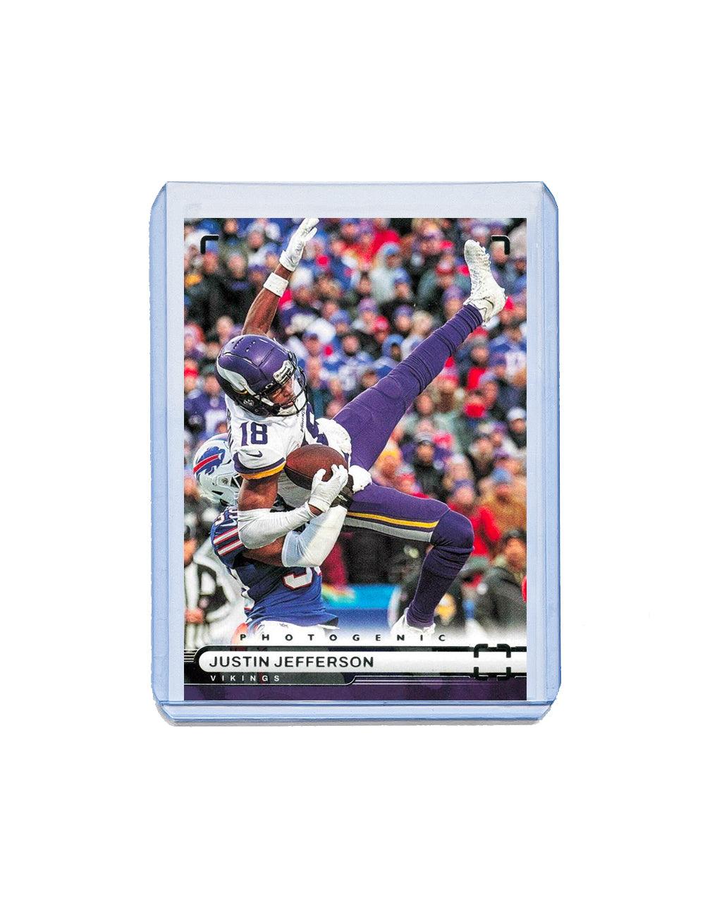 Panini Cards Justin Jefferson Minnesota Vikings Panini NFL 22 Photogenic Card