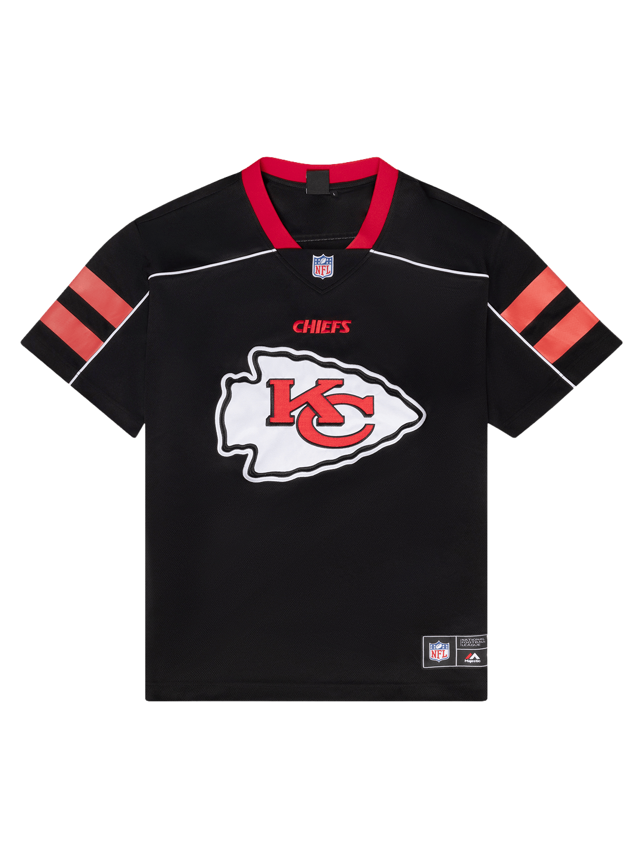 Majestic Athletic Jerseys Kansas City Chiefs Majestic NFL Team Fan Mesh Jersey - Black