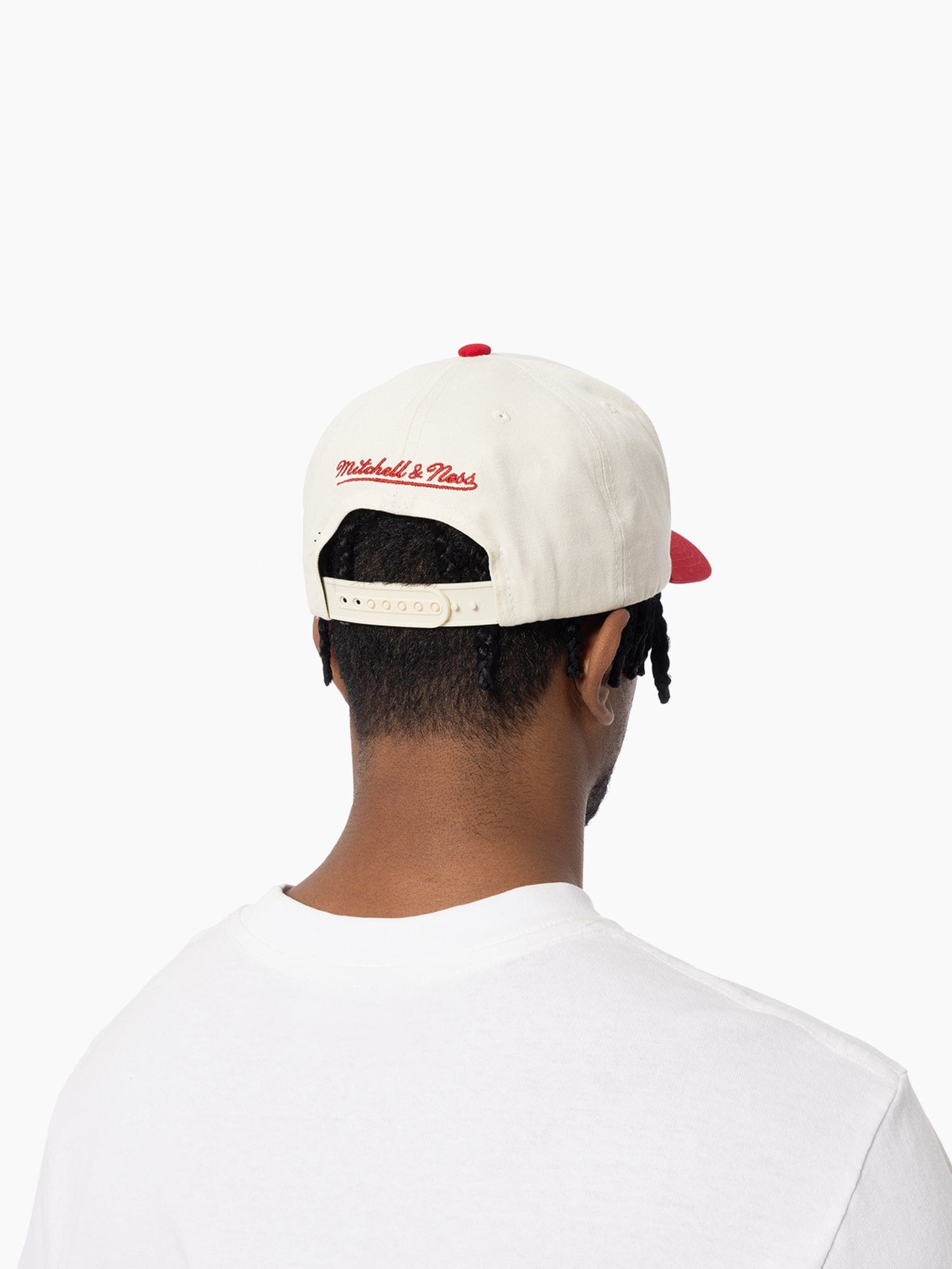Mitchell And Ness Caps Kansas City Chiefs Mitchell & Ness NFL Team 2T Pro Pinch Snapback Hat - Cream