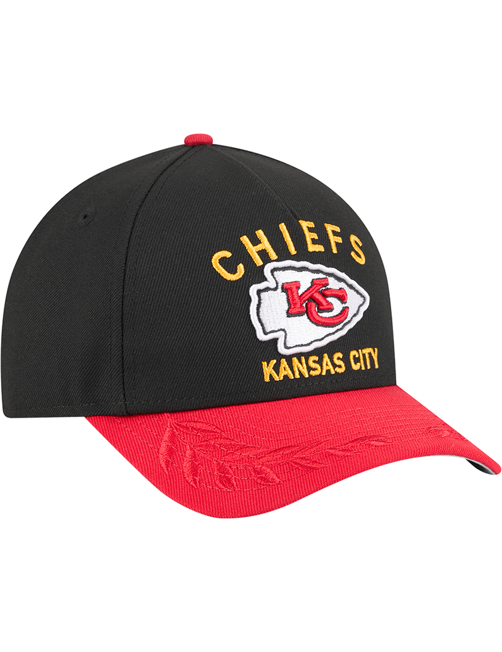 New Era Caps Kansas City Chiefs New Era NFL 25 Draft 9FORTY M-Crown Snapback Hat - Black
