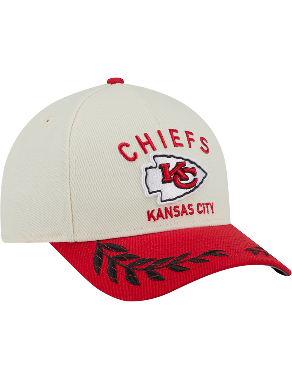 New Era Caps Kansas City Chiefs New Era NFL 25 Draft 9FORTY M-Crown Snapback Hat - Chrome