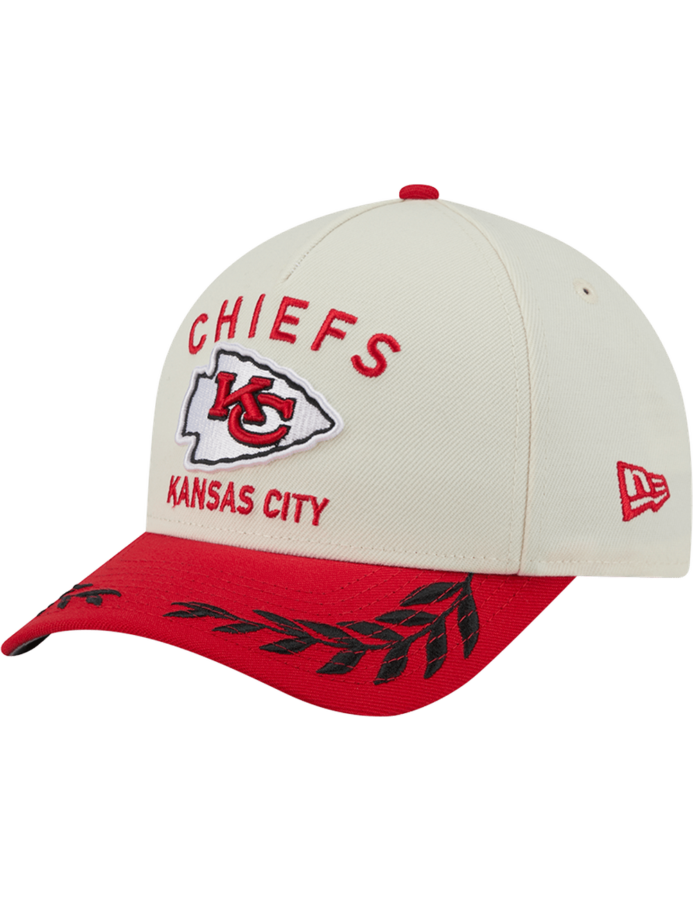 New Era Caps Kansas City Chiefs New Era NFL 25 Draft 9FORTY M-Crown Snapback Hat - Chrome