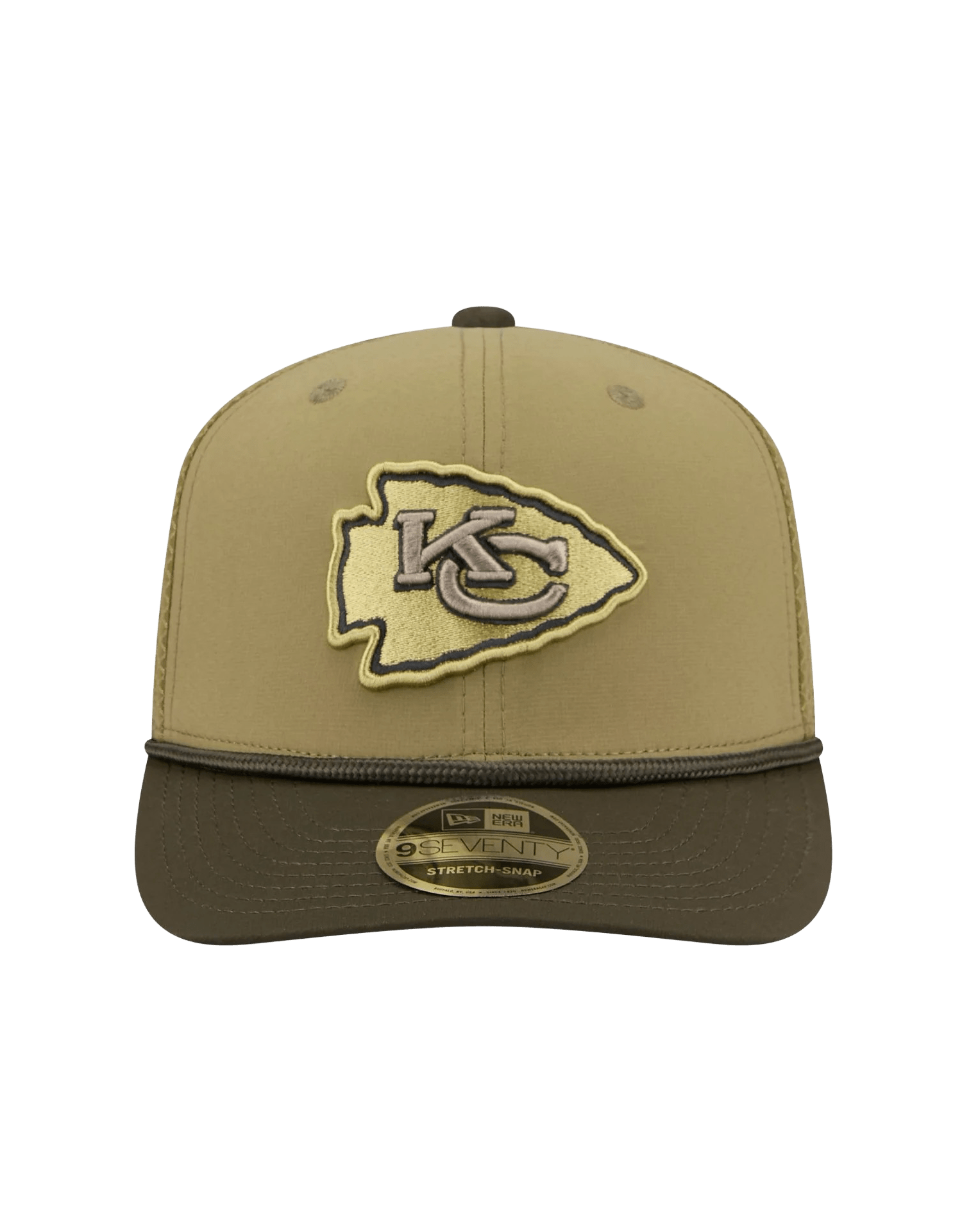 New Era Caps Kansas City Chiefs New Era NFL 25 Salute To Service 9SEVENTY Stretch-Snapback Hat