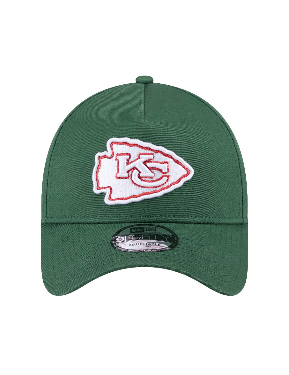 New Era Caps Kansas City Chiefs New Era NFL Cilantro 9FORTY A-Frame Snapback Hat
