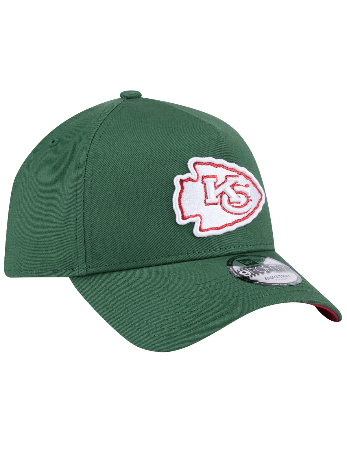 New Era Caps Kansas City Chiefs New Era NFL Cilantro 9FORTY A-Frame Snapback Hat