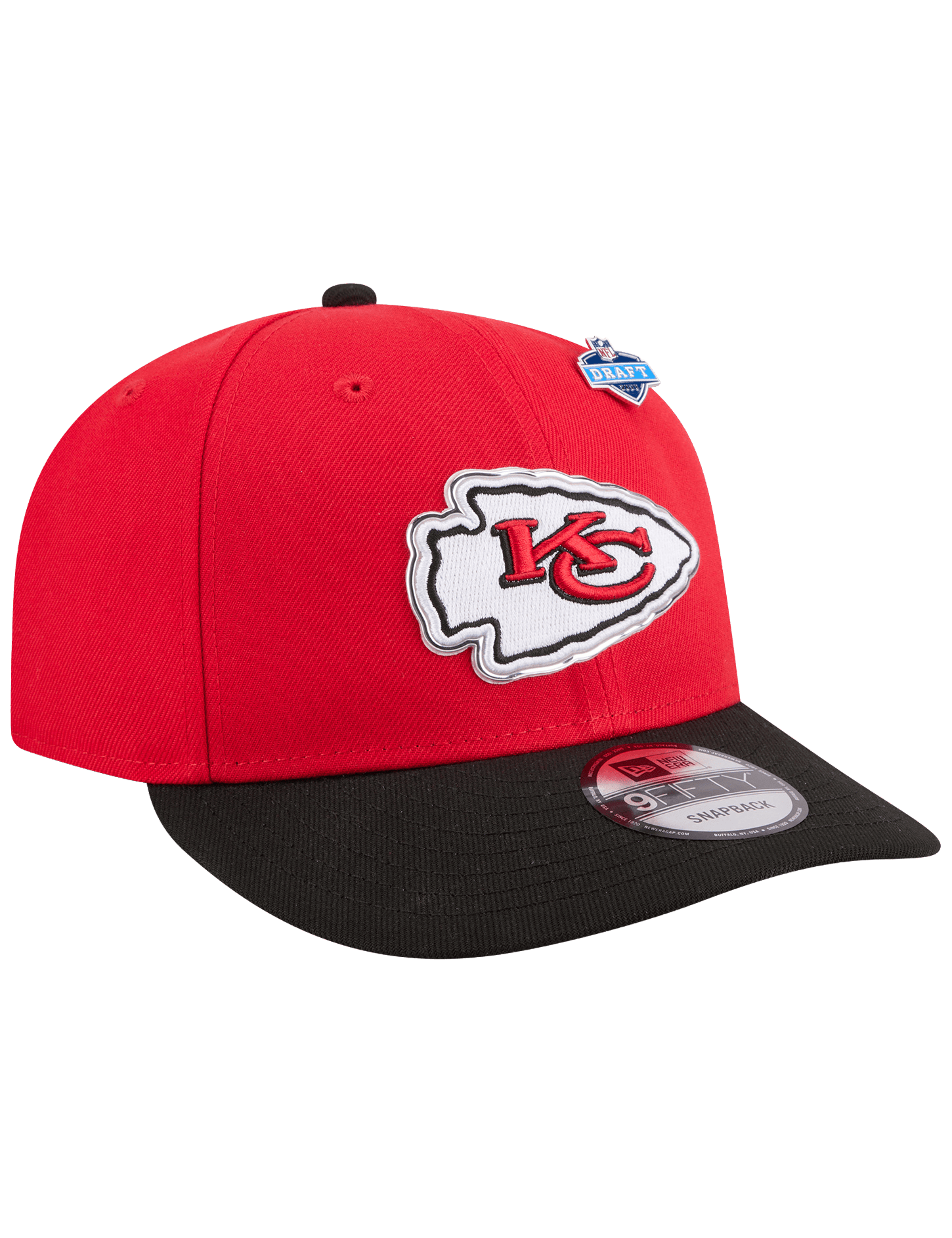 New Era Caps OSFM Kansas City Chiefs New Era NFL Draft 26 9FIFTY Pre-Curved Snapback Hat
