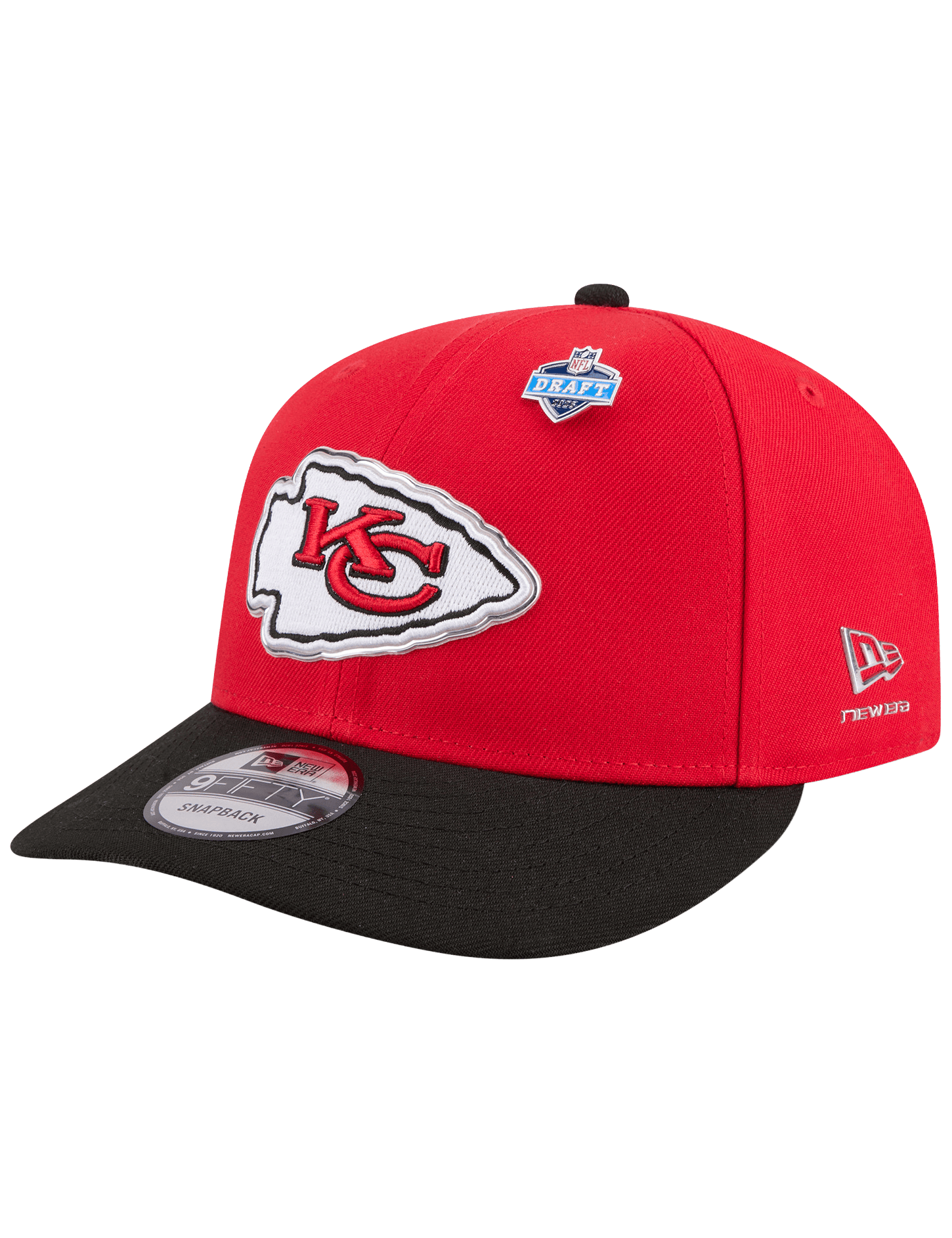New Era Caps OSFM Kansas City Chiefs New Era NFL Draft 26 9FIFTY Pre-Curved Snapback Hat