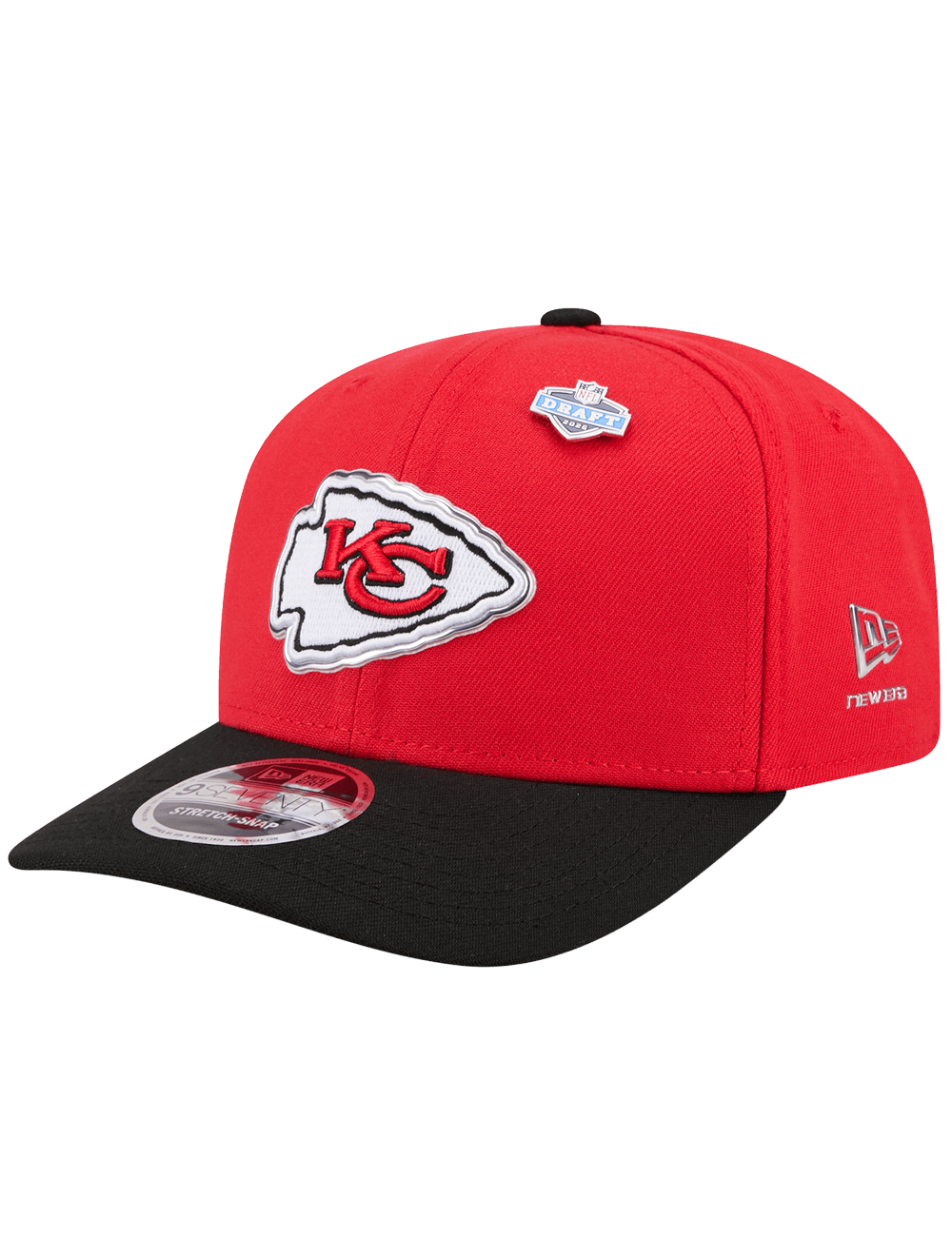 New Era Caps OSFM Kansas City Chiefs New Era NFL Draft 26 9SEVENTY Stretch-Snapback Hat