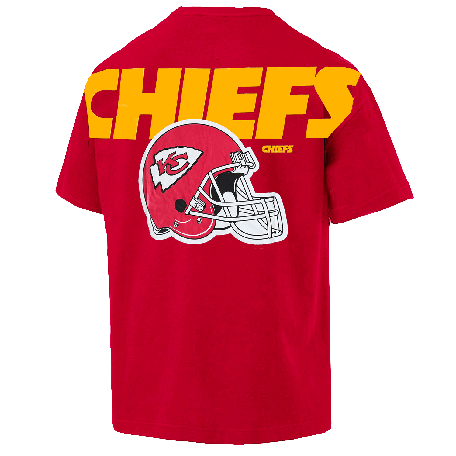 New Era T-Shirts Kansas City Chiefs New Era NFL Logo Select Oversized T-Shirt - Red