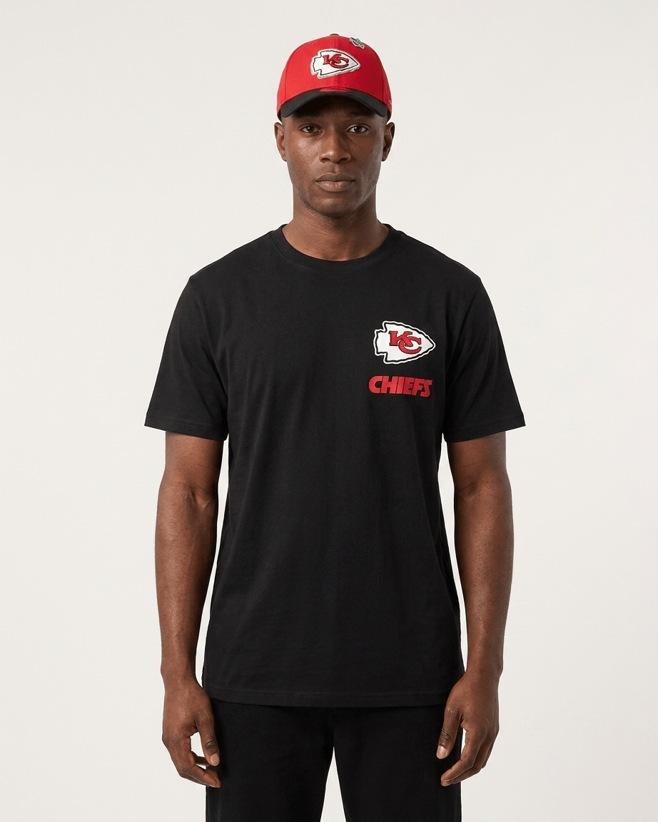 US Sports HQ Bundles Kansas City Chiefs New Era NFL On-Stage Hat & T-Shirt Bundle