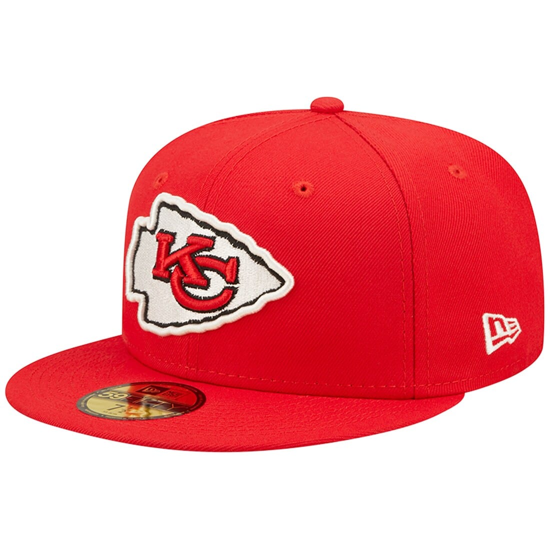 New Era Caps Kansas City Chiefs New Era NFL Pop Sweat 59FIFTY Fitted Hat - Red